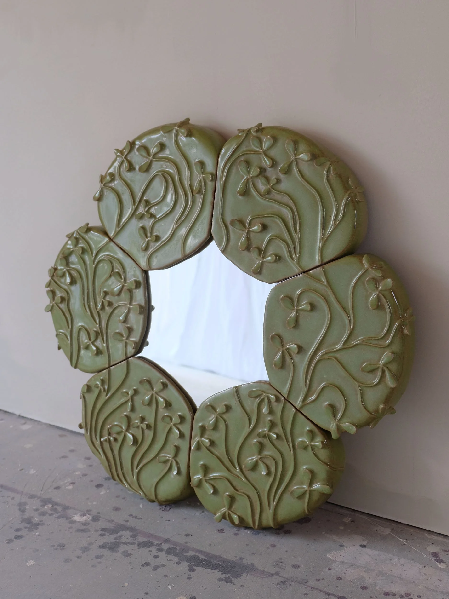 Leaf Green Mirror