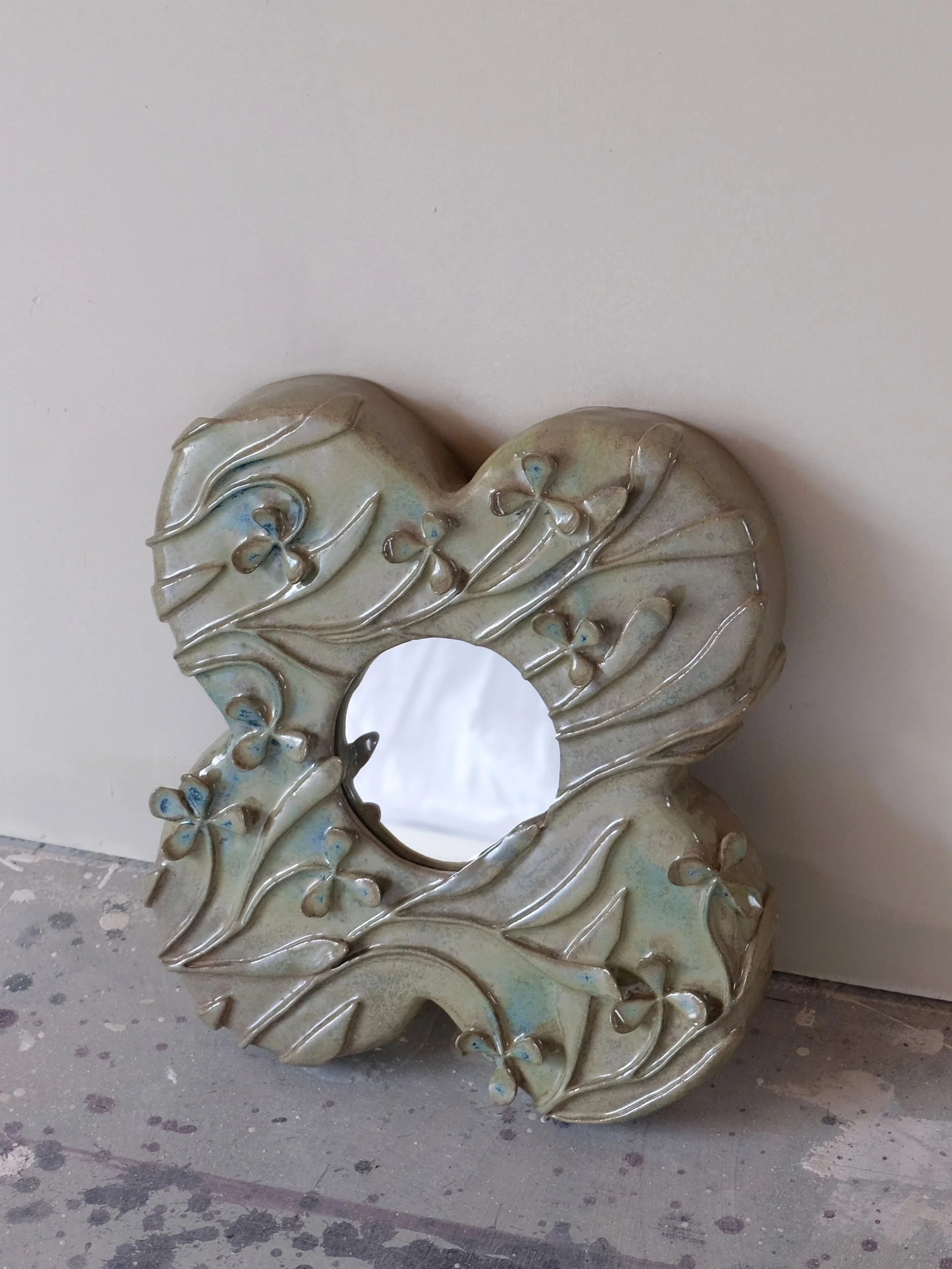 Small Eucalyptus Clover Mirror