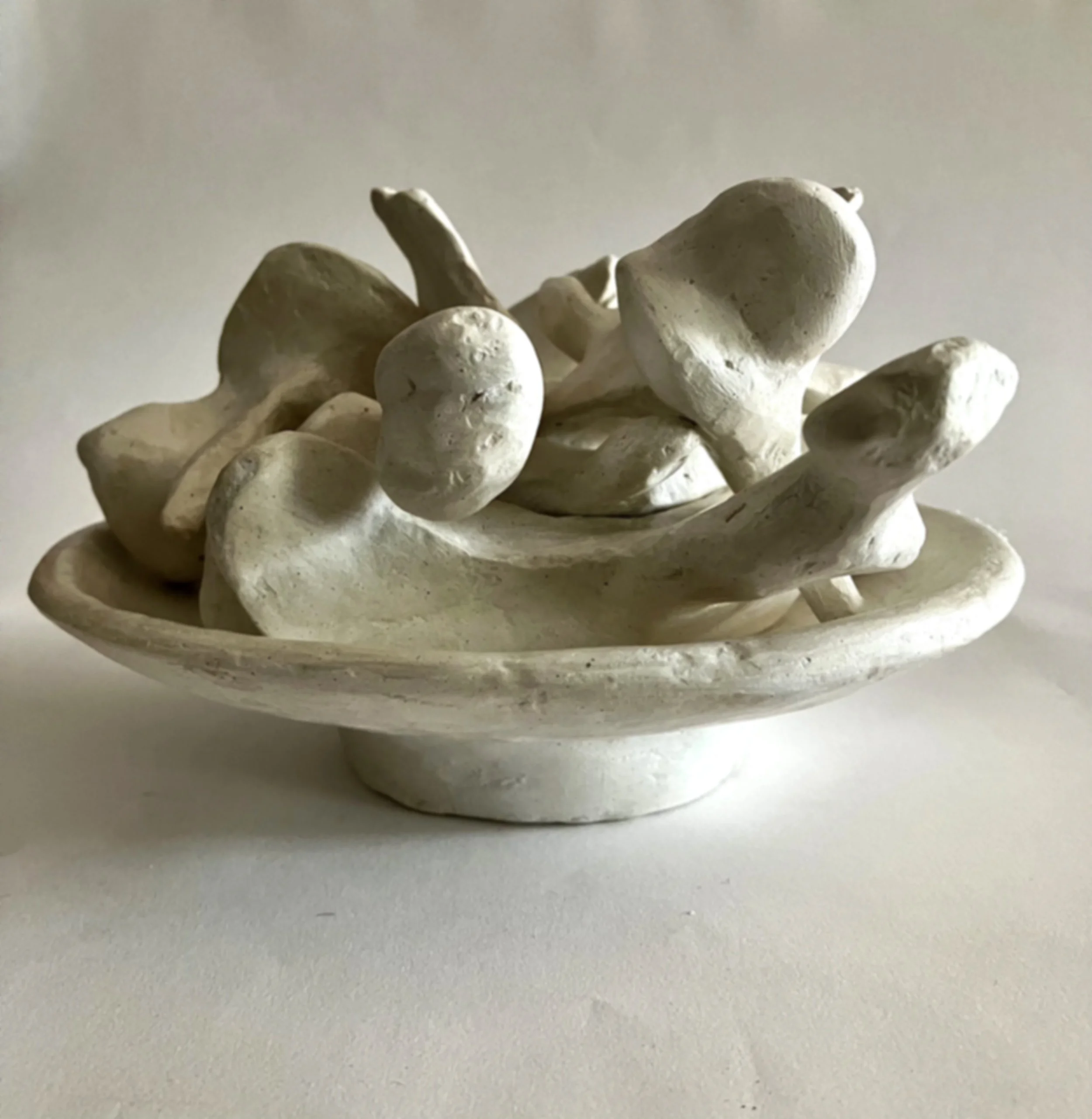 'Offering' 2025. Plaster of Paris
20 cm w x 14 cm h
