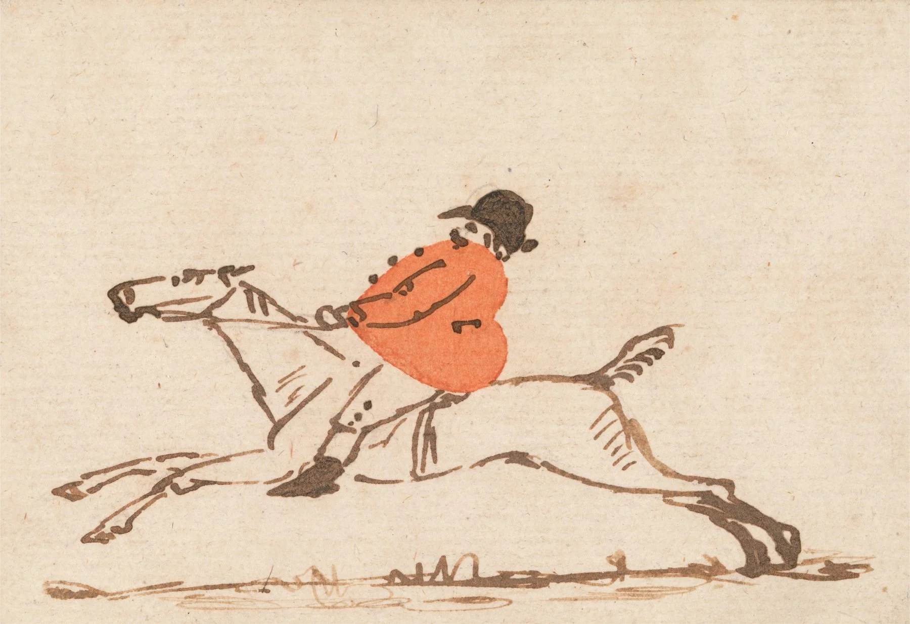 Illustration d’un cavalier lancé au galop sur son cheval, symbolisant le passage de l’intention à l’action et la persévérance — métaphore de la motivation, de l’effort soutenu et de la mise en mouvement selon la psychologie de la motivation.