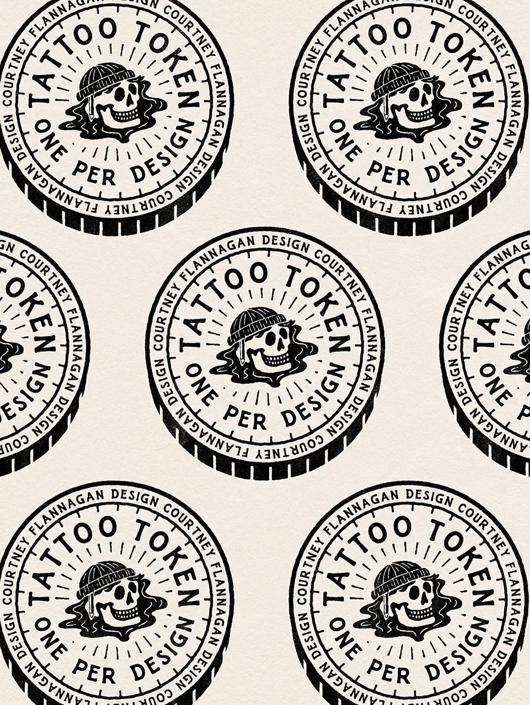 Fancy permanently slapping some of my artwork onto your skin? Well now you can with this nifty digital token. Had quite a few peeps asking to purchase designs to get tattoo so this way you can and just take the artwork direct to the artist. 

This do