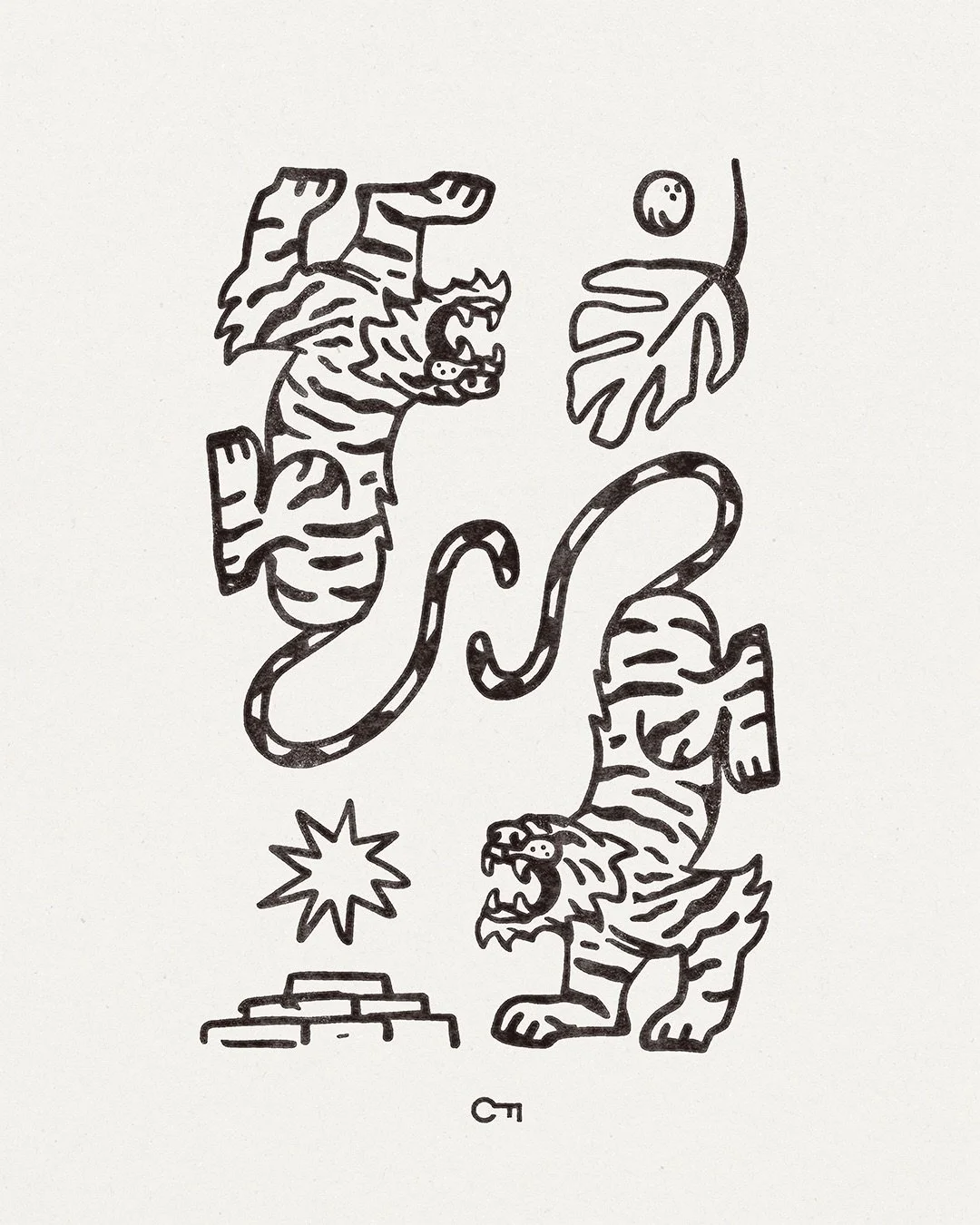 Some jungle cats 🐈 drawing for myself every now and then helps me refresh and get inspired again. I might do something with these or I might just keep them for myself 🤙🏼