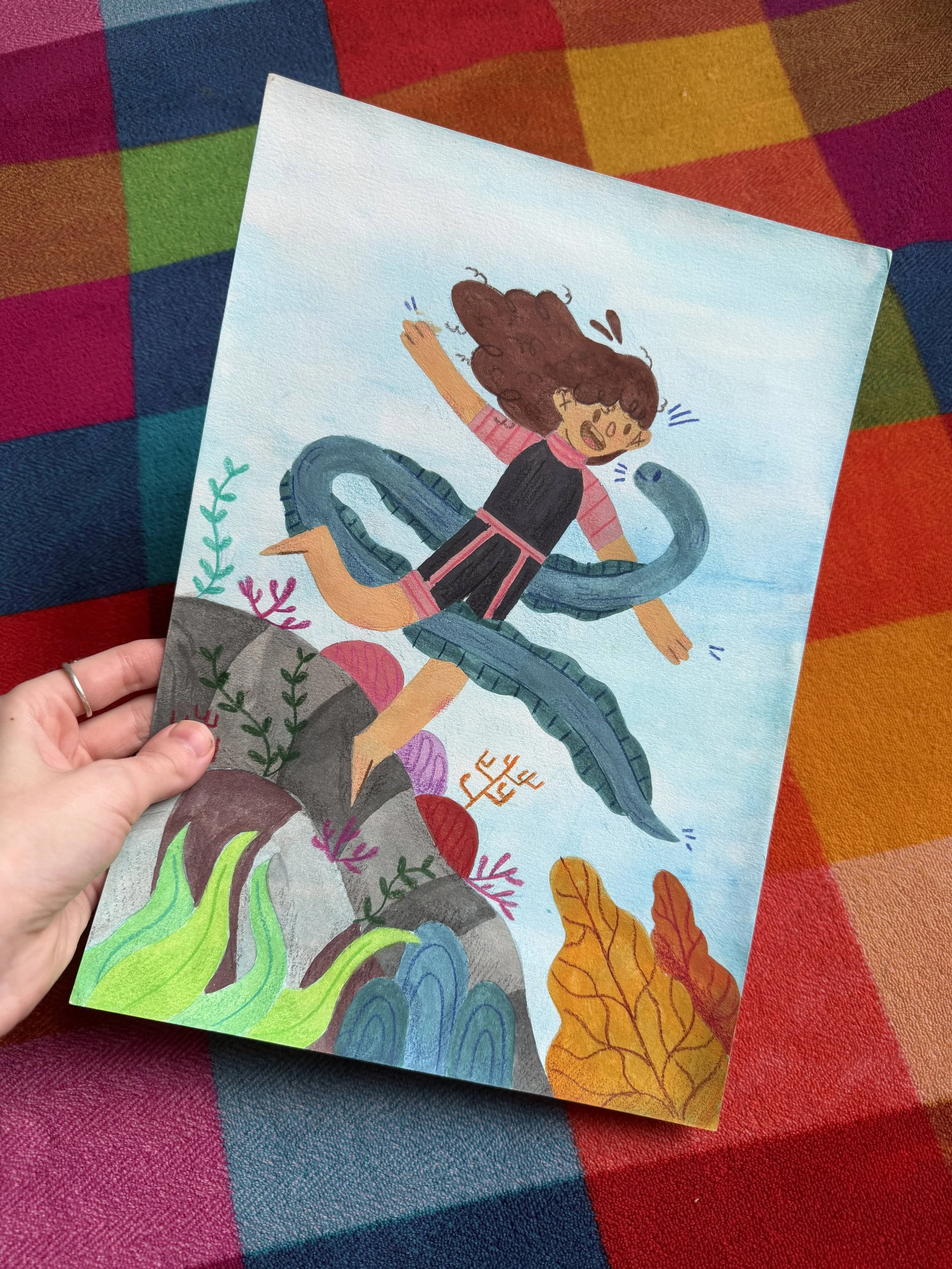 Ocean Friends Original Painting