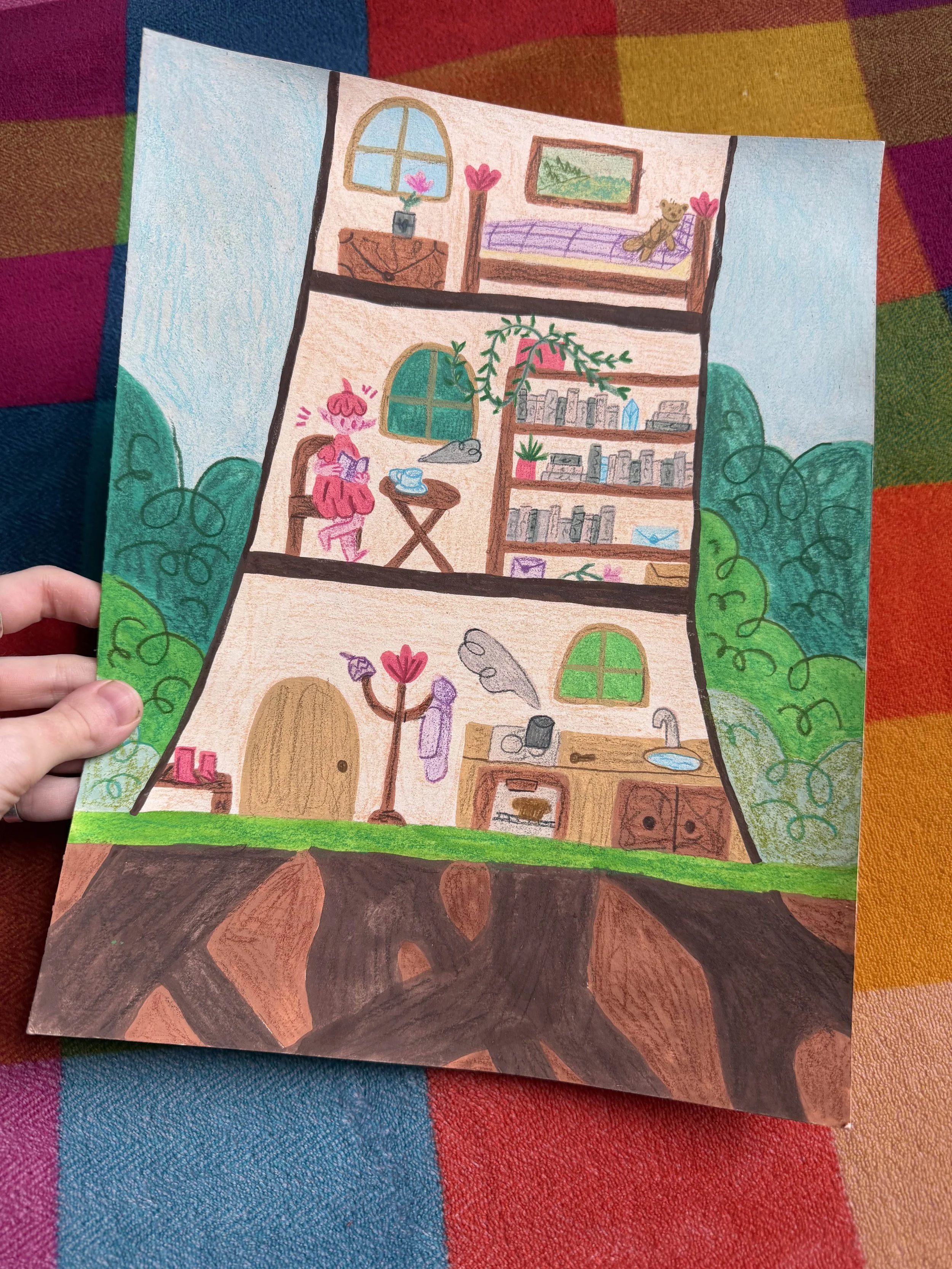Fairy House Original Painting