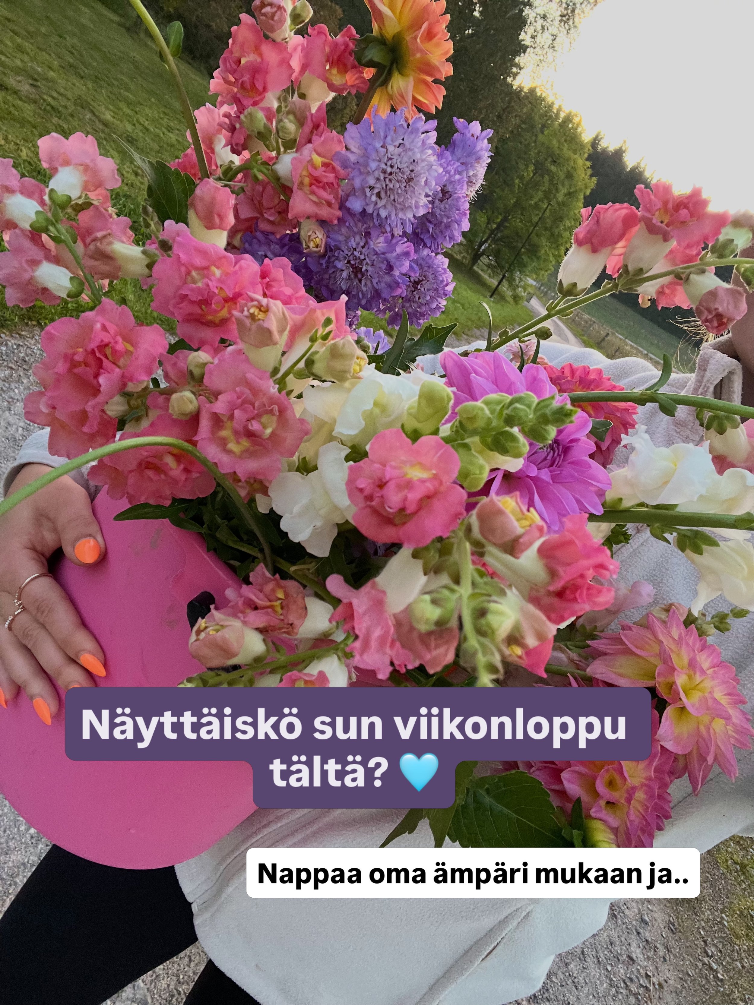 EURON KUKKAP&Auml;IV&Auml;T alkaa huomenna🔥❤️ Ajattelin, ett&auml; avataan tulevaksi viikonlopuksi 14.-16.8. leikkokukkapelto, josta saa tulla itsepoimimaan leikkokukkia 🙏🏼 Eli nyt viikonloppuna saat tulla ker&auml;ilem&auml;&auml;n silloin kun si
