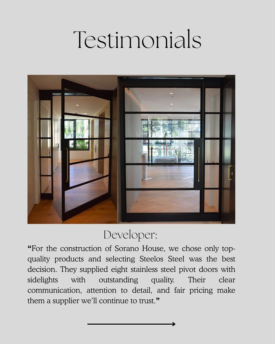 Want these same experiences while ordering steel doors or windows? Go on our website to start your project.
#steeldoors #steelwindows #steelsupplier