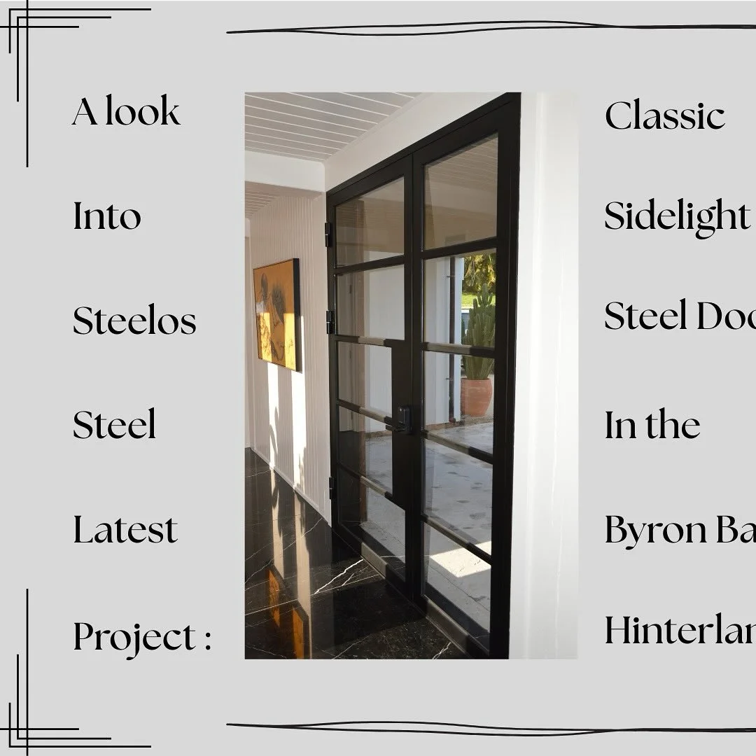 See our newest project done in Byron Bay. Visit our website for a free quote. #steel #steeldoors #steelbyronbay #supplier #steeldoorsandwindows #steeldoordesign