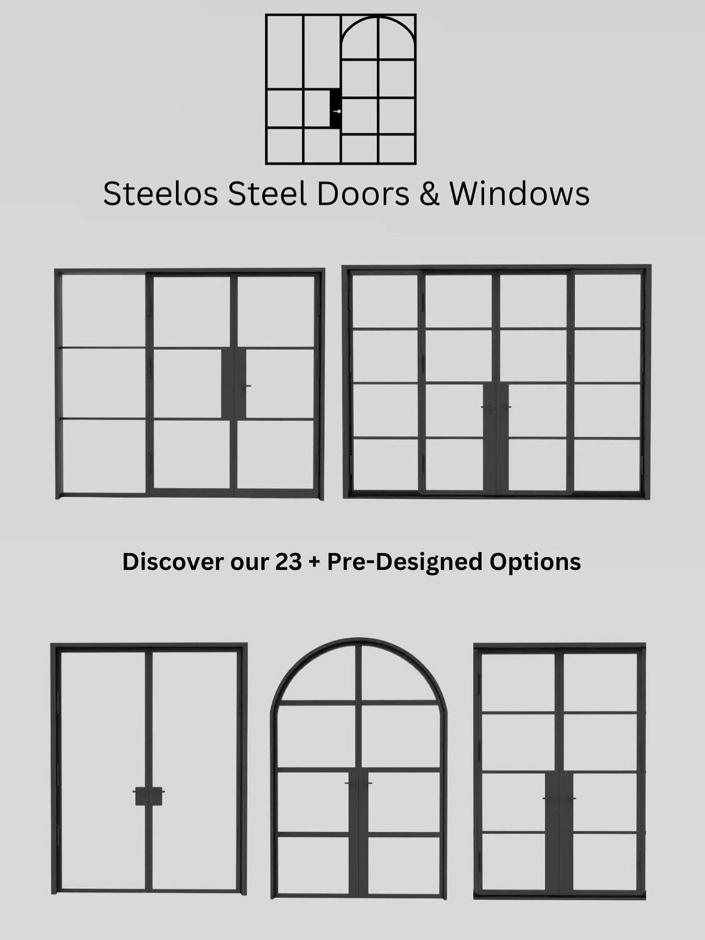 The full Steelos Steel collection is available on our website. #steel #steeldoors #steeldoorsandwindows #steeldoordesign #supplier #australiasteel