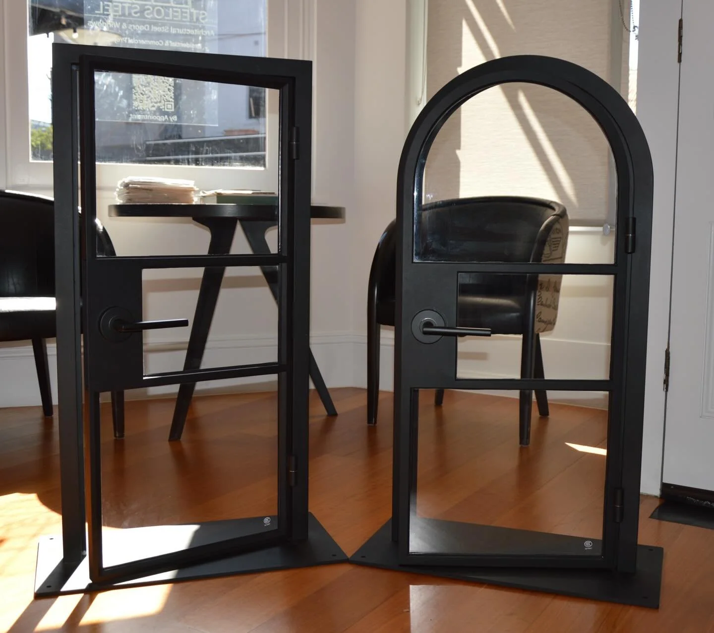 Our samples.

Designed to showcase the level of detail, finish, and fabrication we bring to every project.

Available to view in Balmain East  studio (by appointment)
#steeldoors #steeldoorsandwindows #architecturaldesign