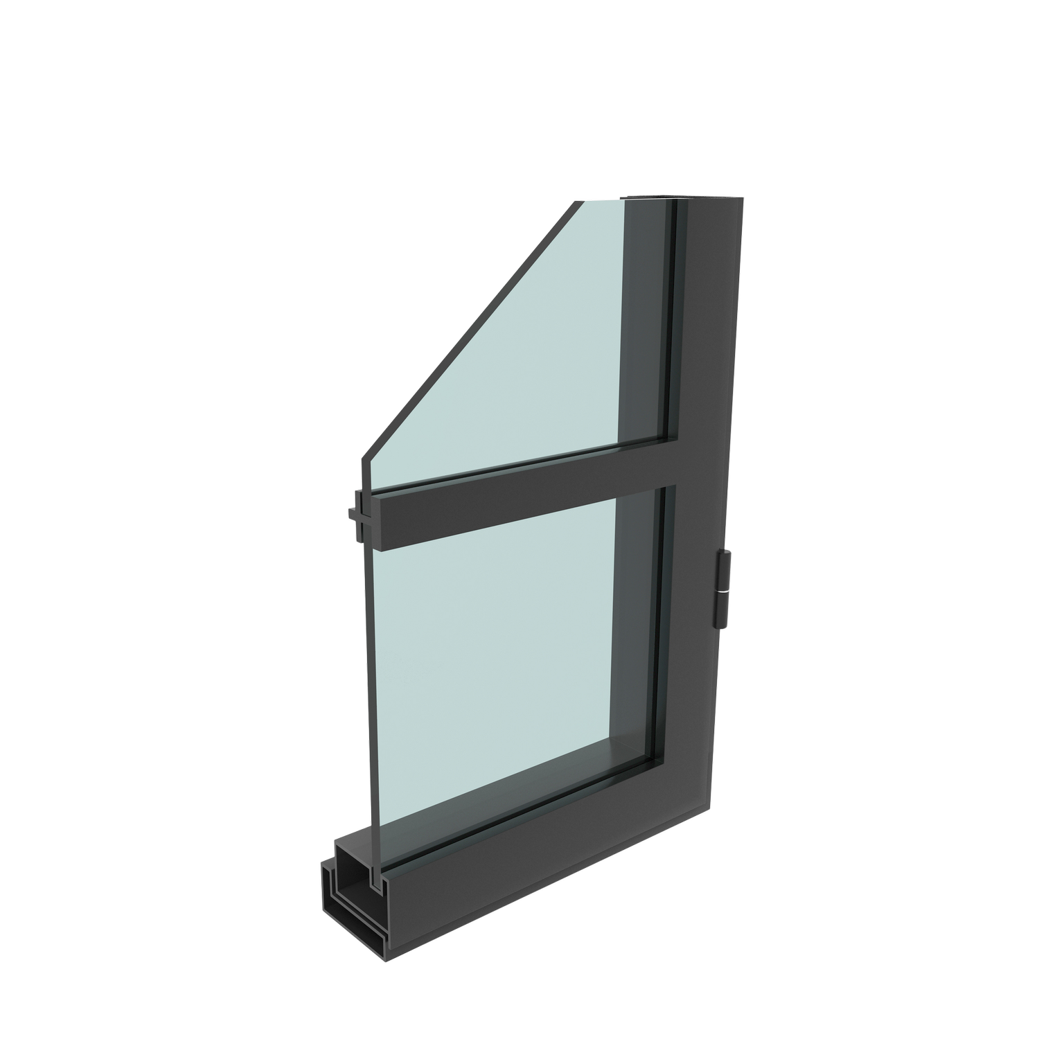 Performance Series steel jamb and door leaf profile