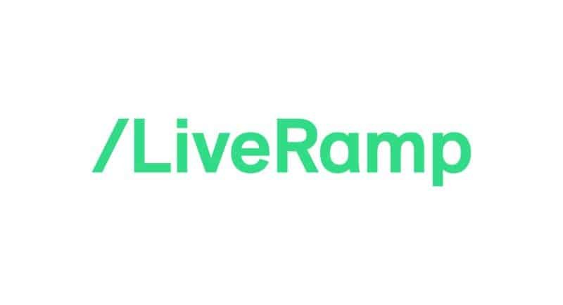 LiveRamp logo in green text on a white background