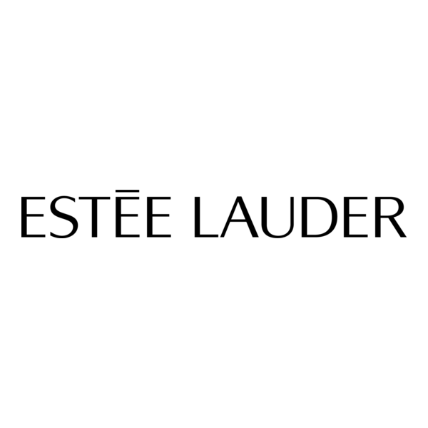 Estee Lauder logo in black text on a white background.