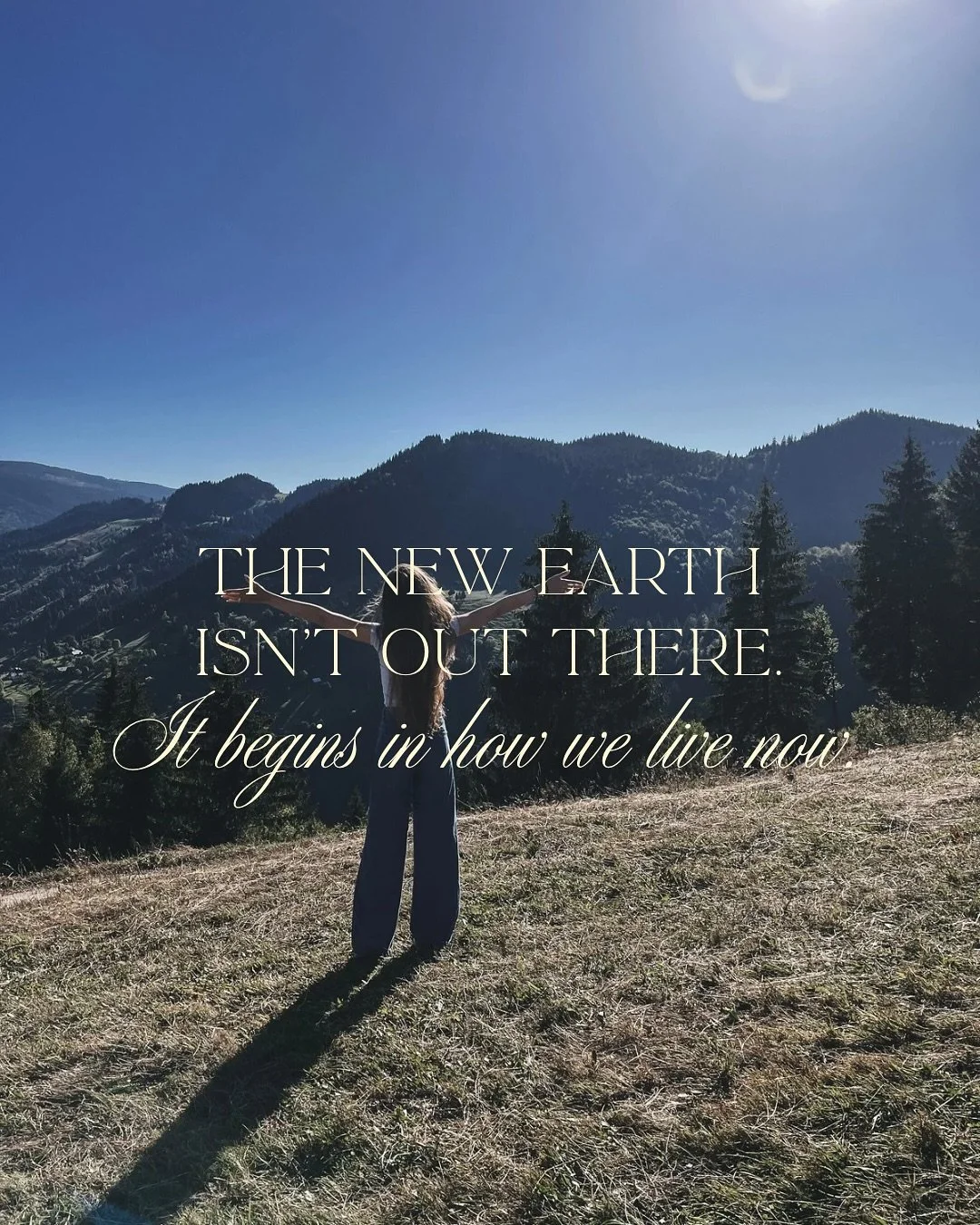 &bull;&bull;&bull; The New Earth isn&rsquo;t out there. It begins in how we live now.

Perhaps the life direction we&rsquo;ve been taught wasn&rsquo;t the right one&hellip;

What if rushing, overthinking, and constant doing were signs of disconnectio