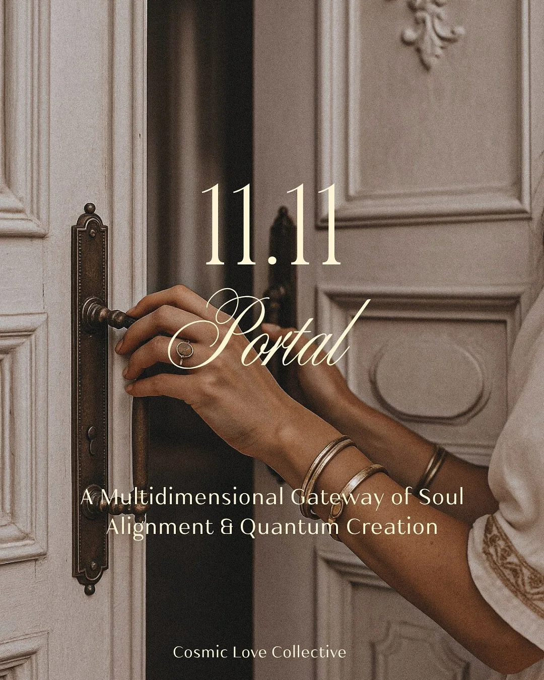 ✨11.11 Portal is a multidimensional doorway.

Tomorrow (11.11) we enter a powerful time and gateway, not only for manifestation, but a deep activation of our next-level soul alignment, anchoring divine masculine codes, and preparing our frequency for