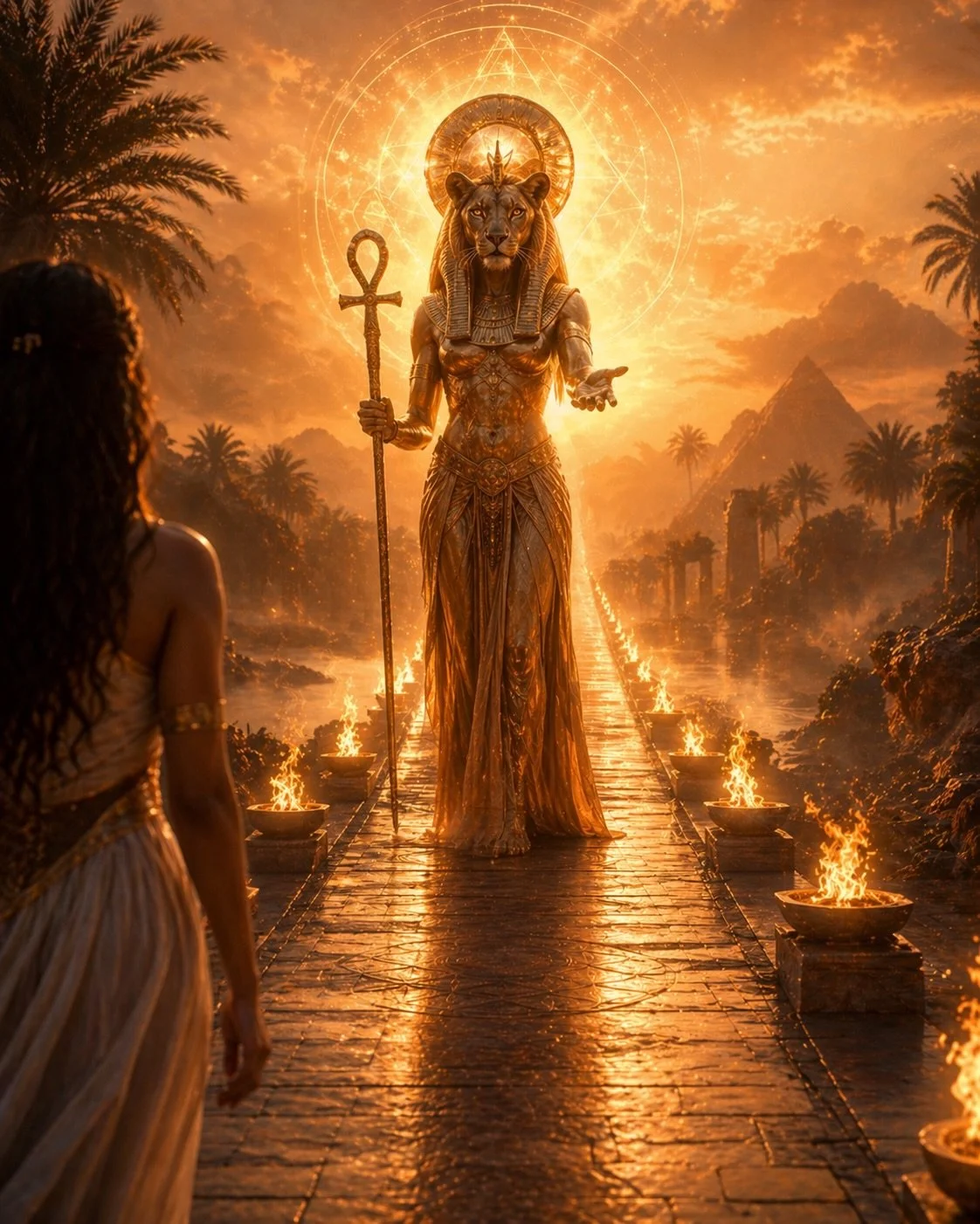 Is Sekhmet calling you? 🔥

If so, this is the path of courage and sacred assignments that your Soul chose to walk on. 

While in meditation the other day, and asking for clarity on a certain path that I felt called to follow, Sekhmet appeared with h