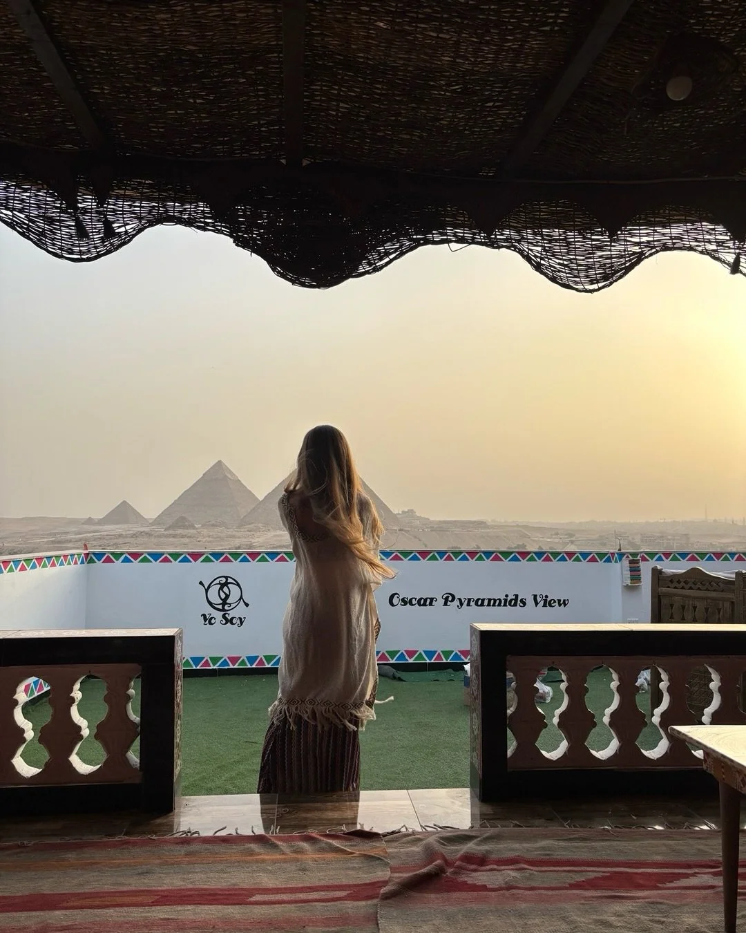 The spot that captured my heart &amp; the soul who created it all.

This trip to Egypt was about Abydos, the sacred temple that changed me and calls me back again and again.

Along the way, the Divine placed beautiful souls before me, and meeting the