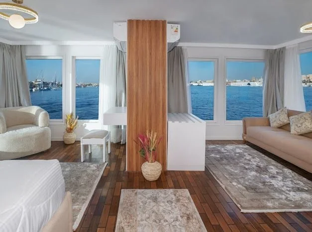 Room view on dahabiya
