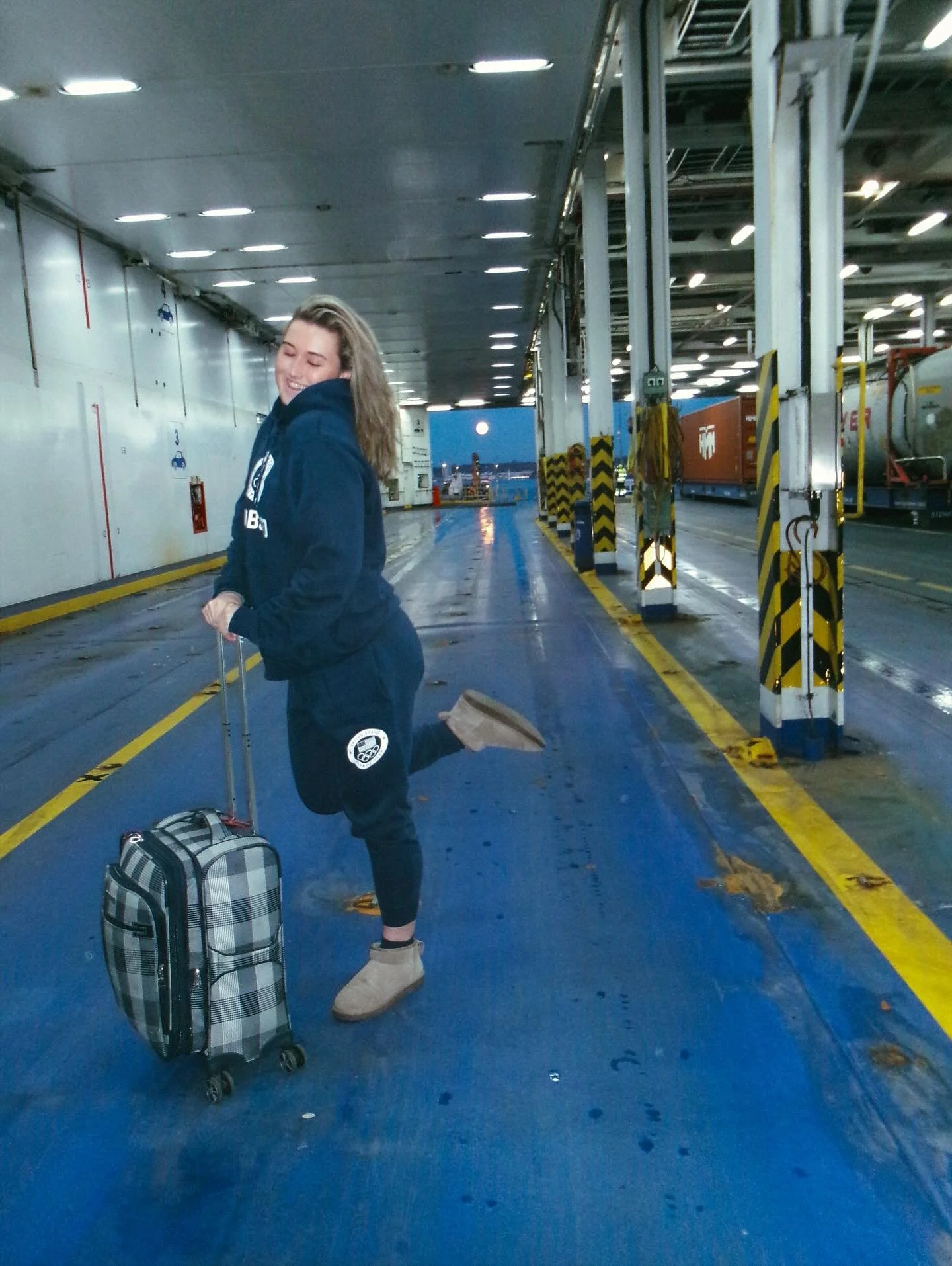 BOBSLEDS ARE ON BOARD🛳️ ❄️
We officially made the ferry from Kiel, Germany to Gothenburg, Sweden 🌊 next stop: the start of the Europa Cup tour. Once we port in Sweden, we can roll north to Norway for the first set of bobsled races of the season. 🇳