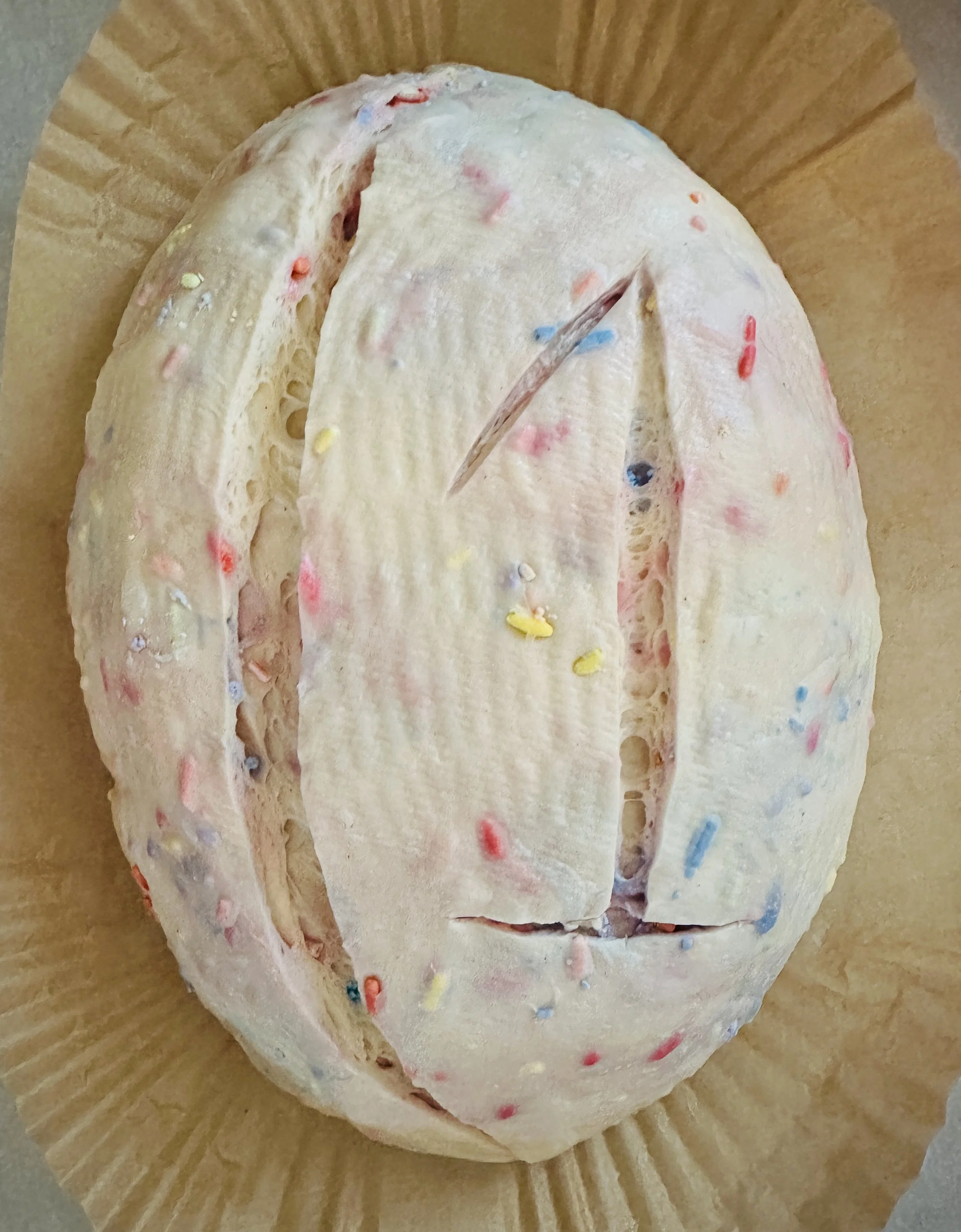 Sourdough Birthday Loaf