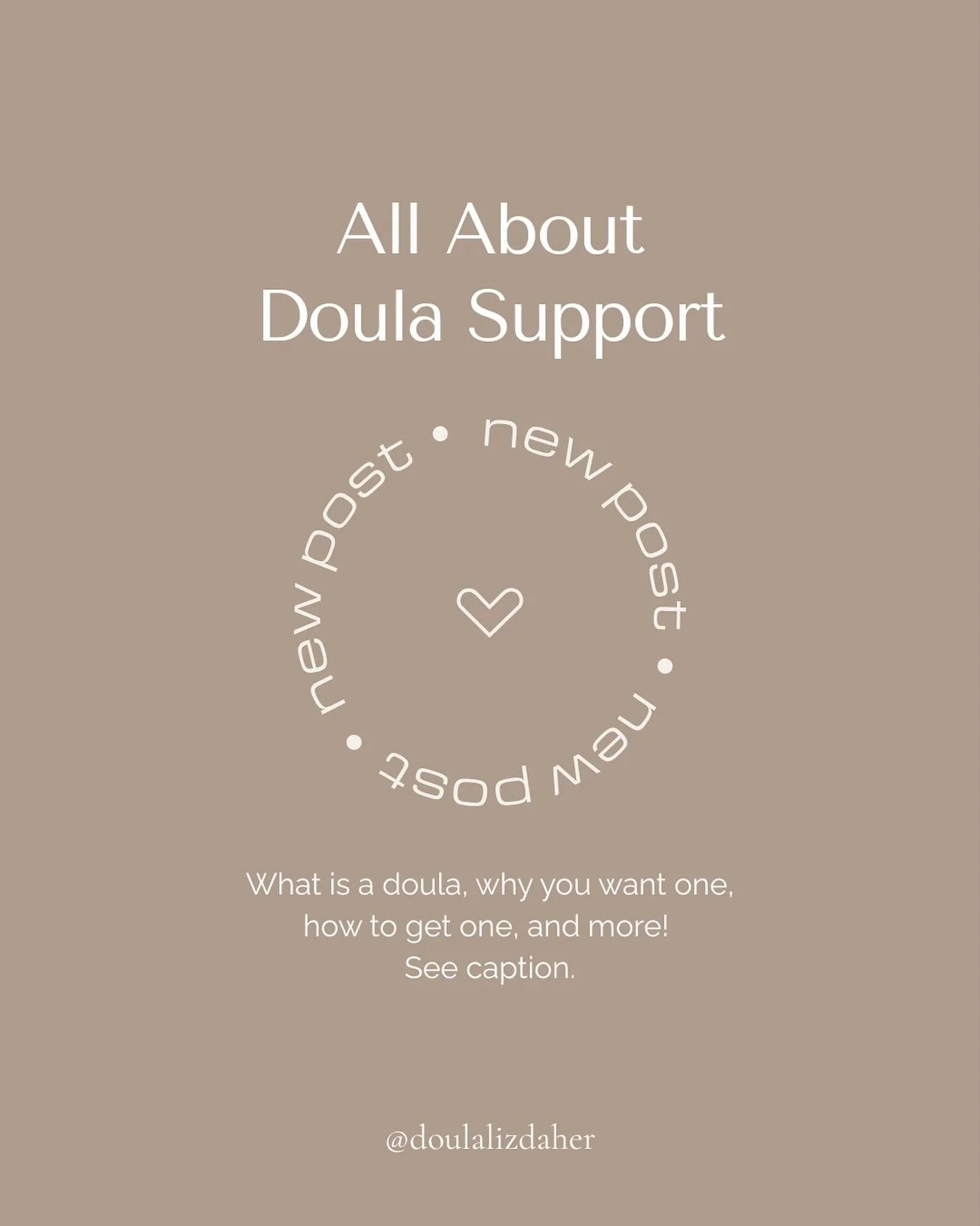 Not sure what a doula is, or how they fit into your birth team? I&rsquo;ve got you covered!🤰✨⁣
⁣
In my latest blog post, I break down everything from the role doulas play, to the evidence-backed benefits of having one, and how I personally support c