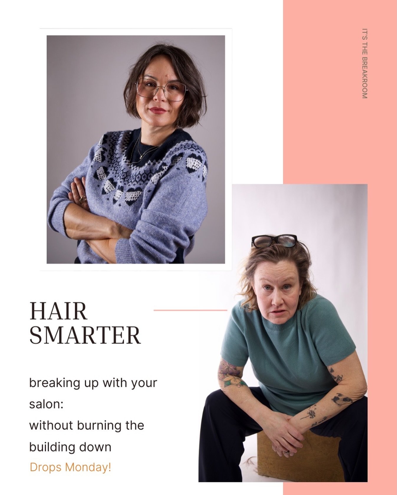In this episode of Hair Smarter, Sarah and Sarajane break down the emotional and practical
side of moving salons as a hairstylist.  Have a listen on Apple podcast or #spotify #hairtalk #realtalk #podcast #behindthechair
