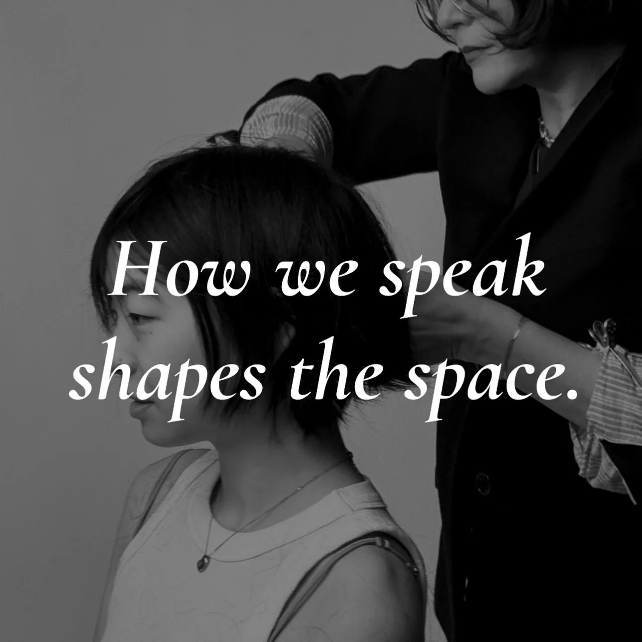 Communication is part of the craft.  #community #purpose #integrity #kindness #haircare