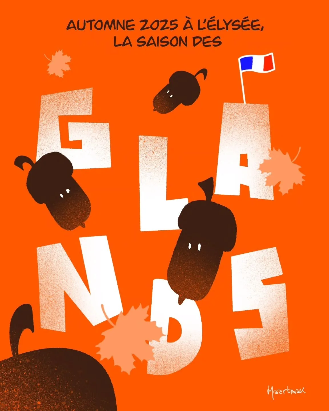 Au moins il sont raccords avec la saison 🌰🤡🍁

#illustration #automne #gouvernement #artwork #france #gland #cestlamerde