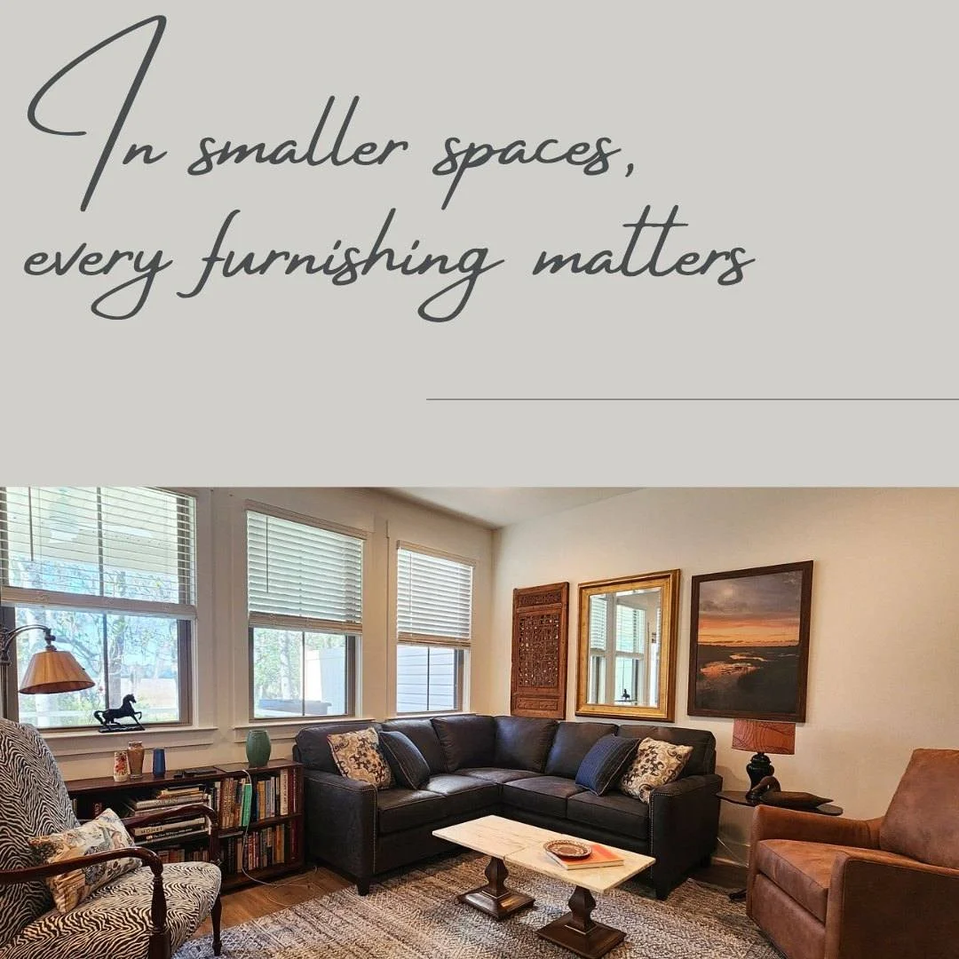 In a smaller space, every furnishing matters.
We rethought the scale, layout, and function to help this client feel at home without feeling confined. The result? A room that finally works—for how he actually lives.
Need help pulling it all to