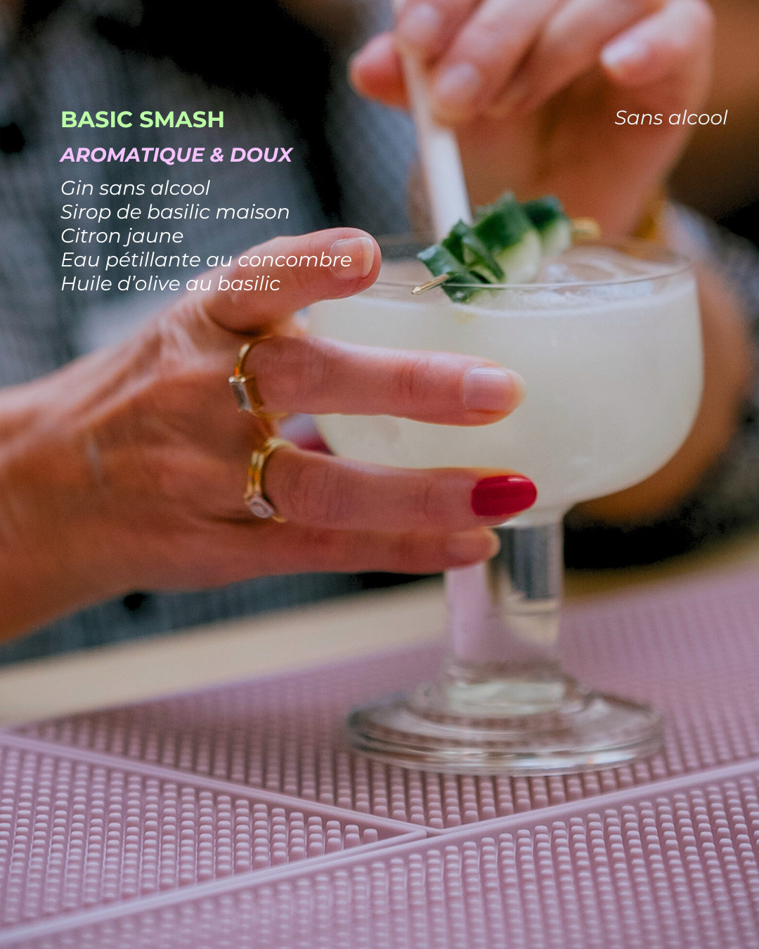 Animation bar et mocktail original personnalisés pour soirée privée à Paris cocktails mariage evjf evg sans alcool été