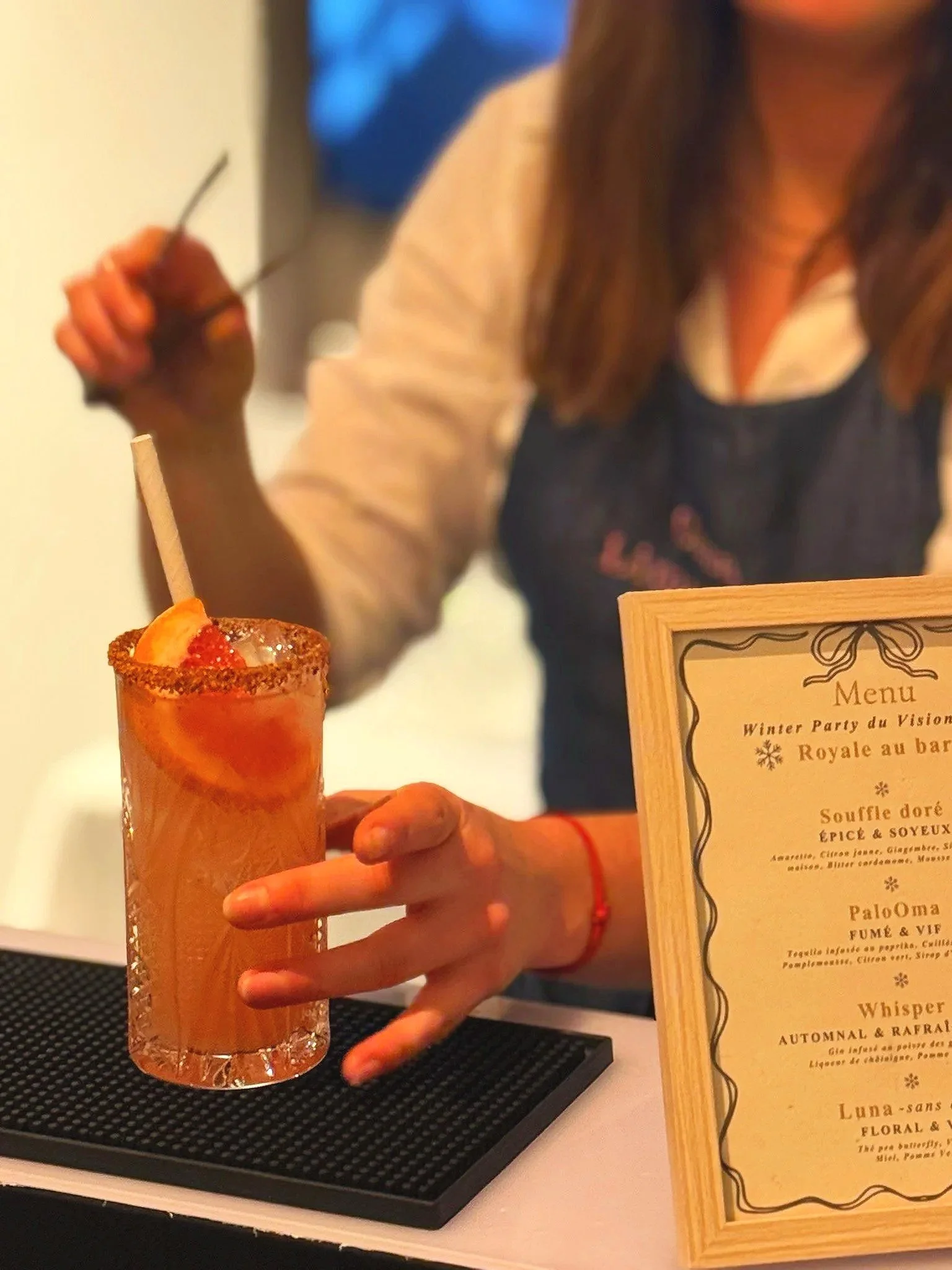 L'oréal prestation bar à cocktails soirée fin d'année 