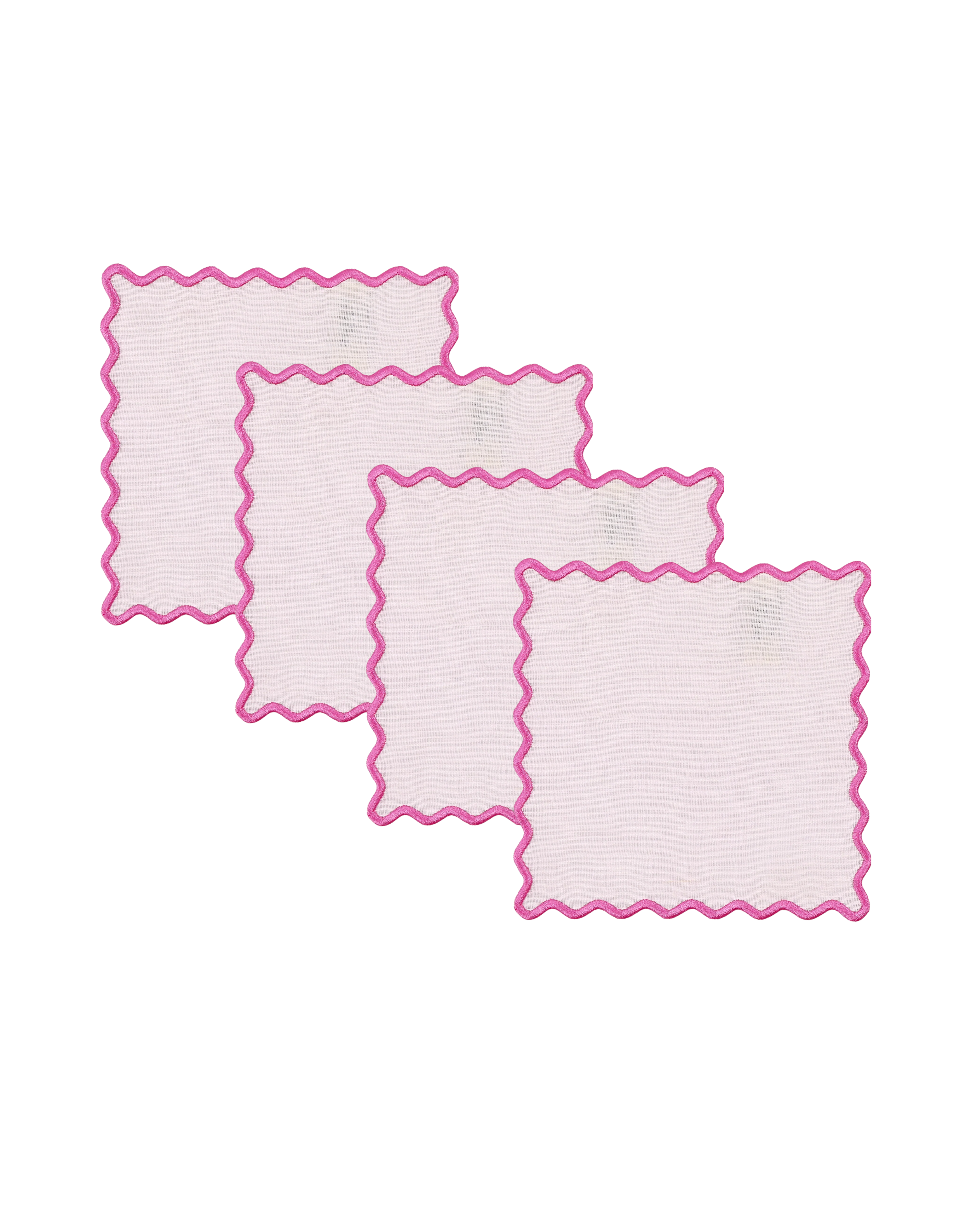 Dessous de verre festonné en lin par Casa Limoncell personalisable.png