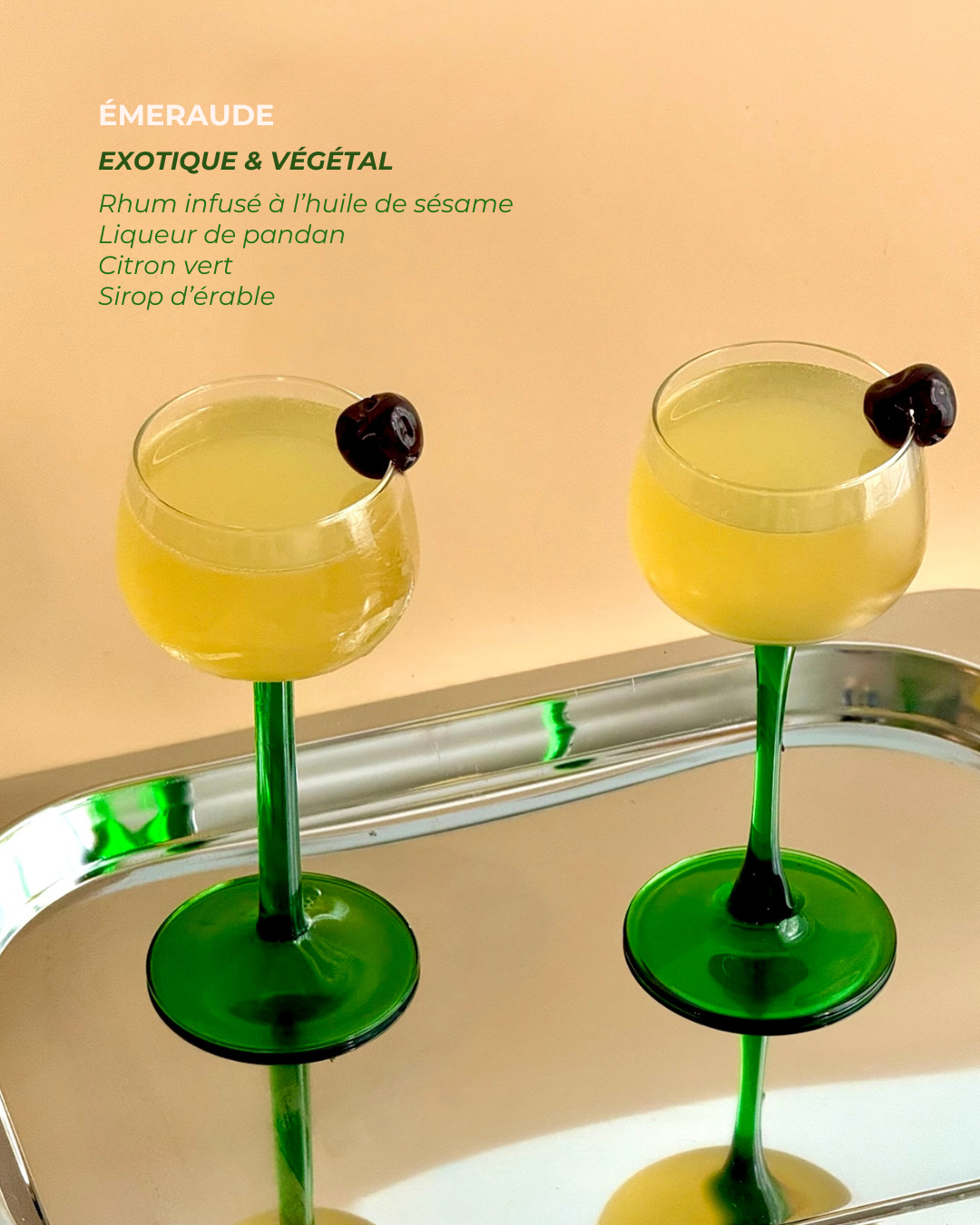 Animation bar et cocktails original personnalisés pour soirée privée à Paris cocktails mariage automne