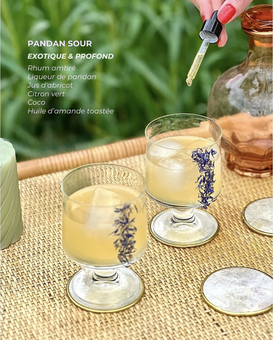 cocktails casa limoncell pandan sour prestation bar à cocktails.