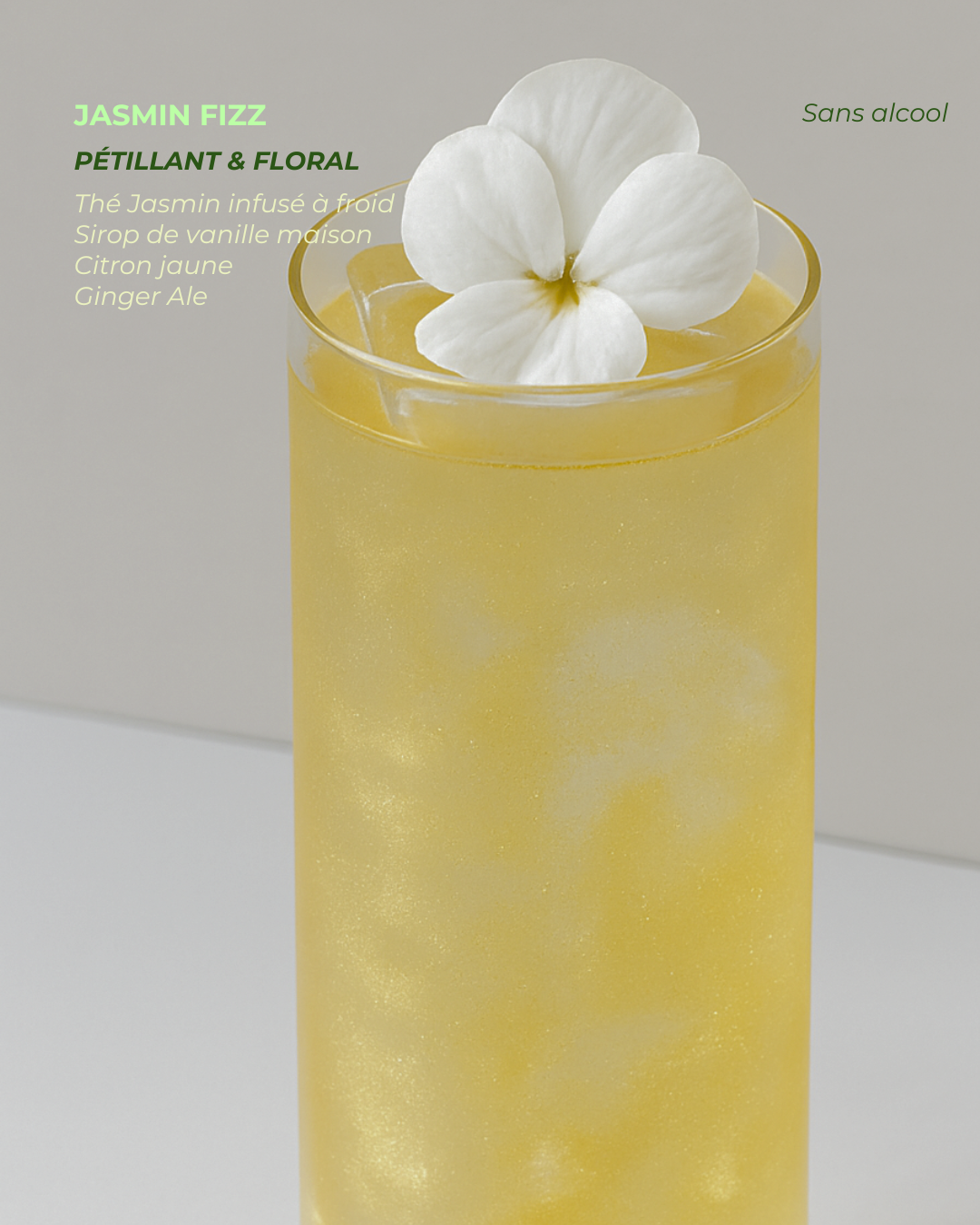 Animation bar et mocktail original personnalisés pour soirée privée à Paris cocktails influence soirée fin d'année sans alcool