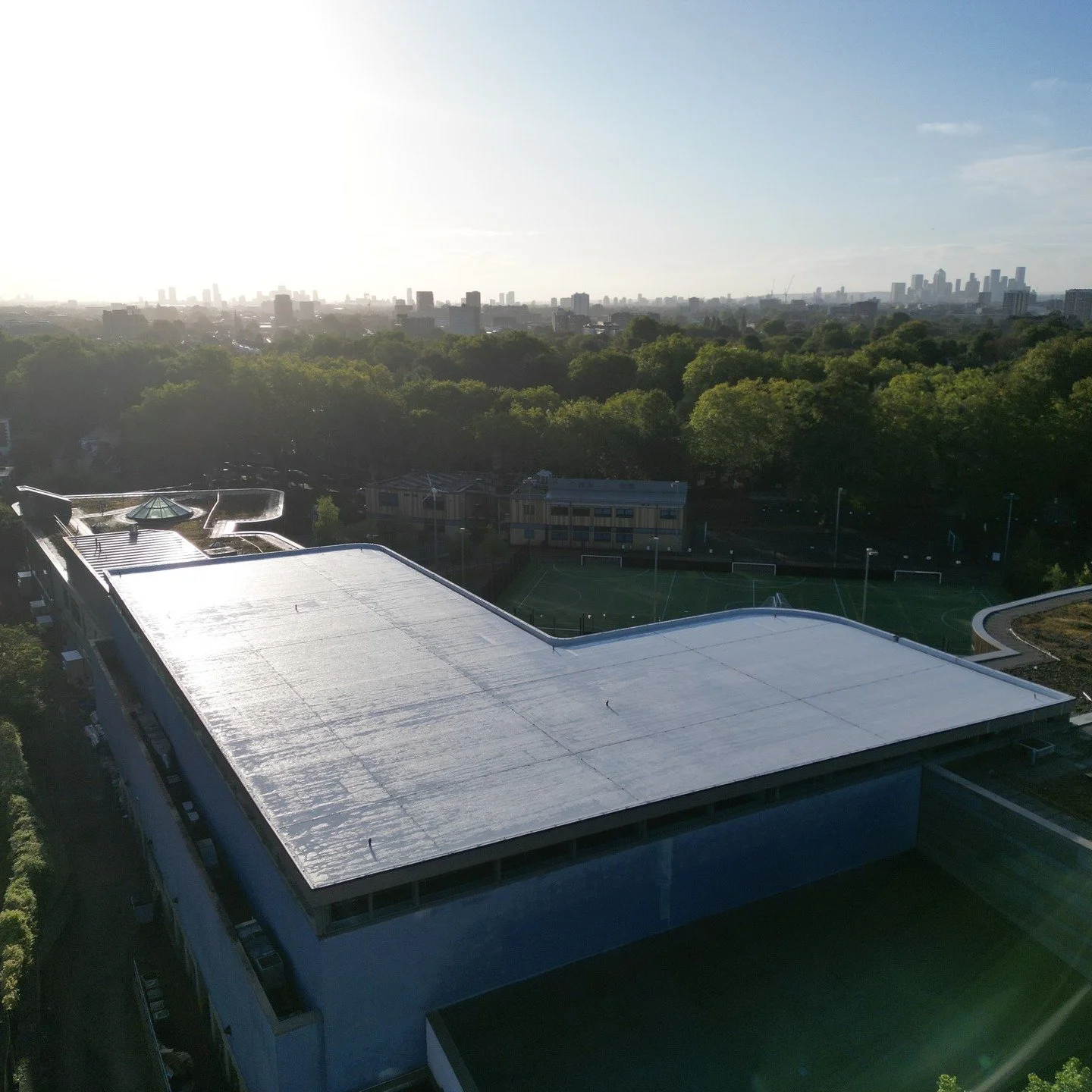 Highbury Grove Academy 100% Complete

The scaffold is down, the client is happy and the kids are back to school today.

It&rsquo;s a great feeling finishing a project like this for a school that has had roof problems for a very long time. We&rsquo;re