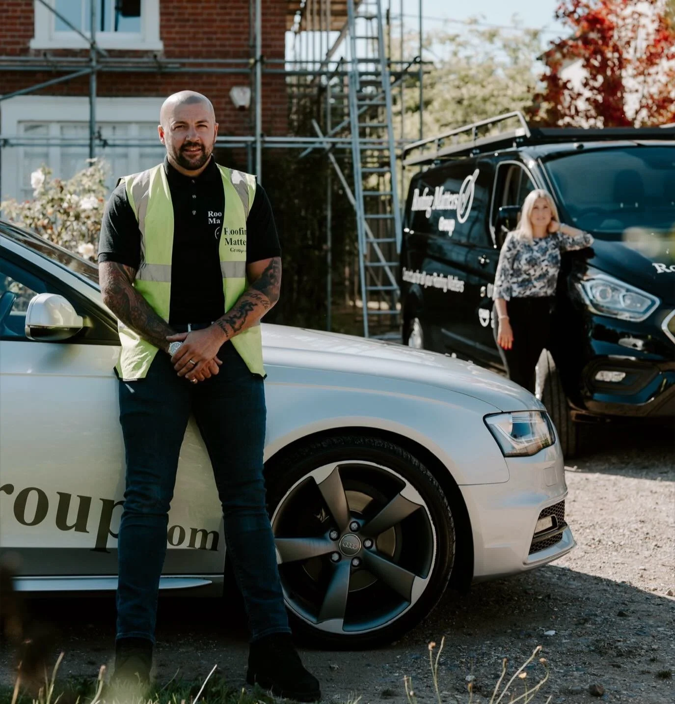 Throwback to me and Nikki when RMG was mainly domestic roofing.

It&rsquo;s useful to look back and see how much has changed in a relatively short space of time. A lot of hard work has gone in behind the scenes, and we&rsquo;re now moving into a very