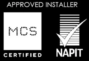 MCS Certified installer logo via NAPIT