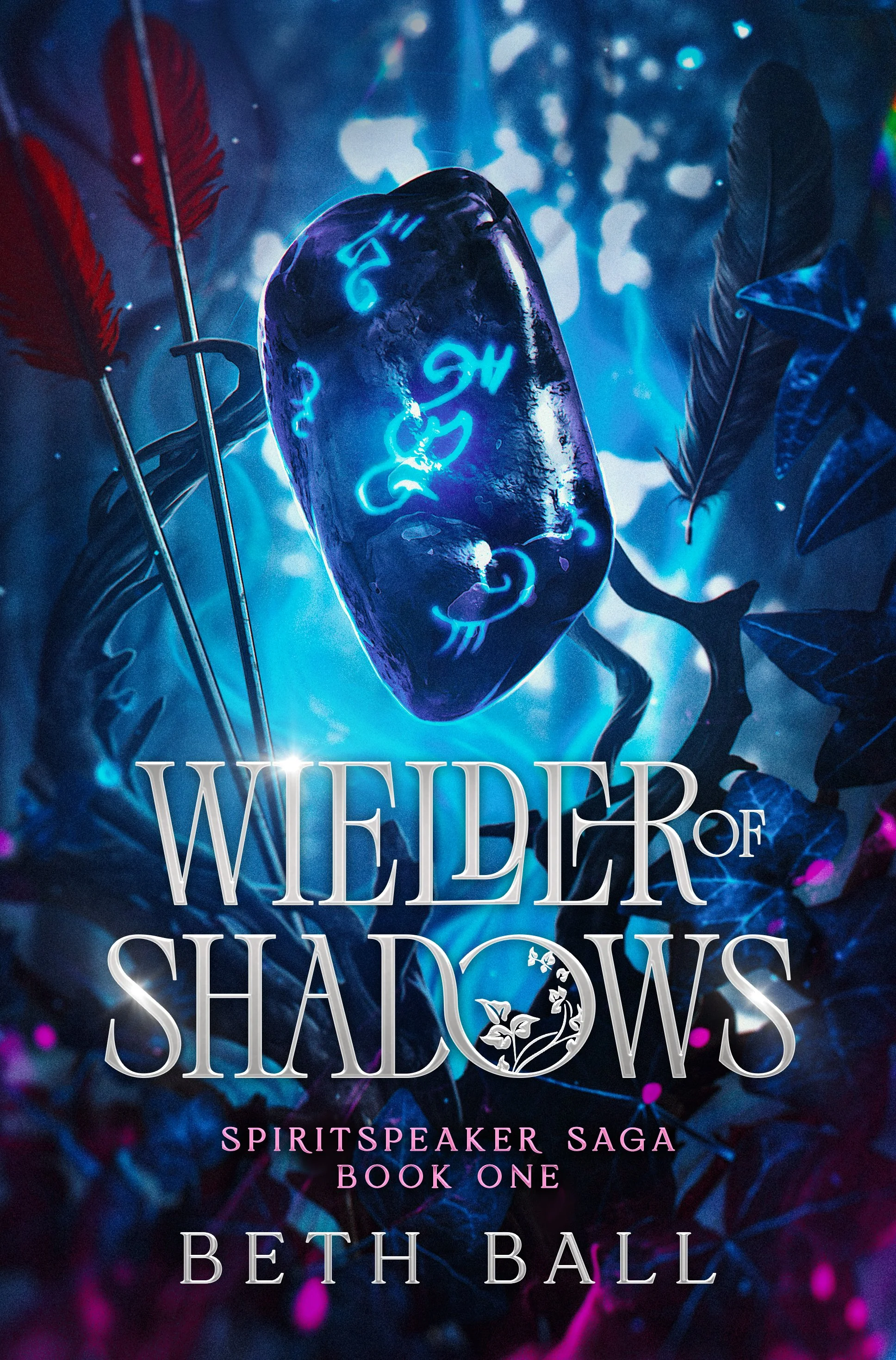 epic fantasy book cover for Wielder of Shadows