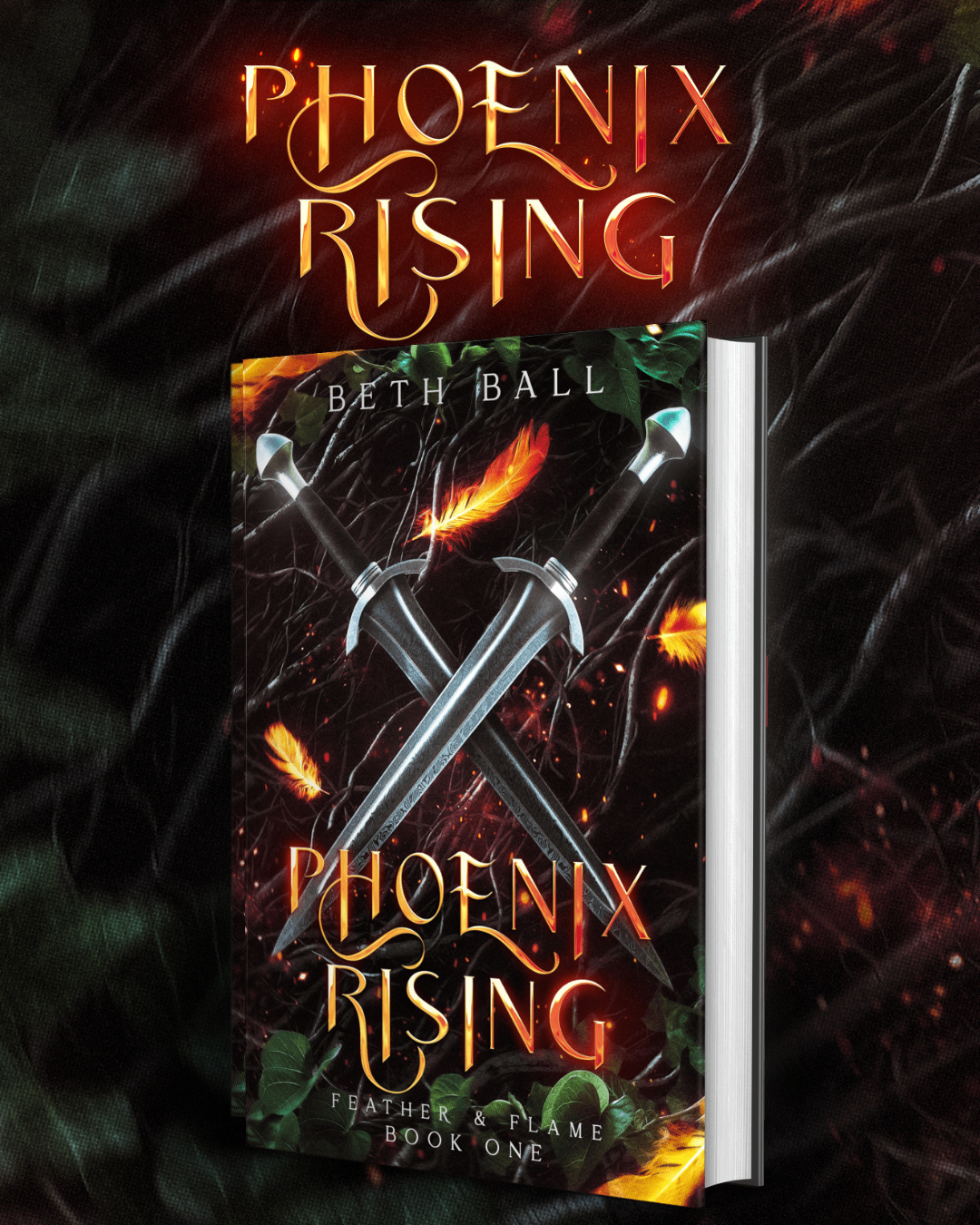 picture of a dark fantasy novel by Beth Ball, Phoenix Rising