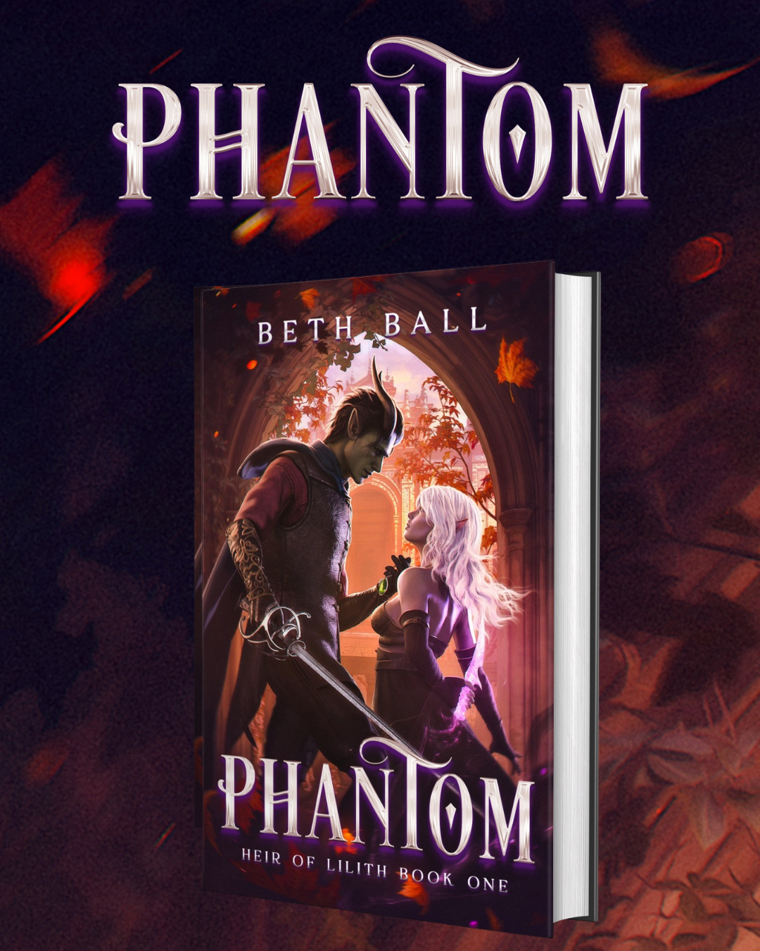 picture of an epic fantasy novel, Phantom by Beth Ball
