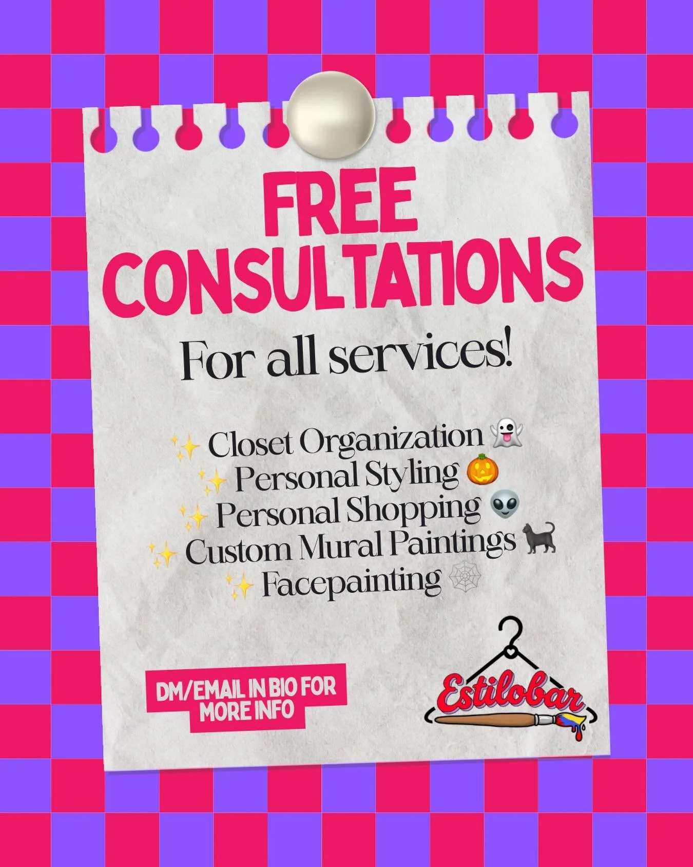 Let&rsquo;s boogie through this Autumn season and add some sparkle into your wardrobe, home &amp; events! 
 
Free99 consultations! Call me, beep me! I can&rsquo;t wait to hear from you ✨🕸️ ☎️

#latinaownedbusiness #closetorganization #fashionstylist