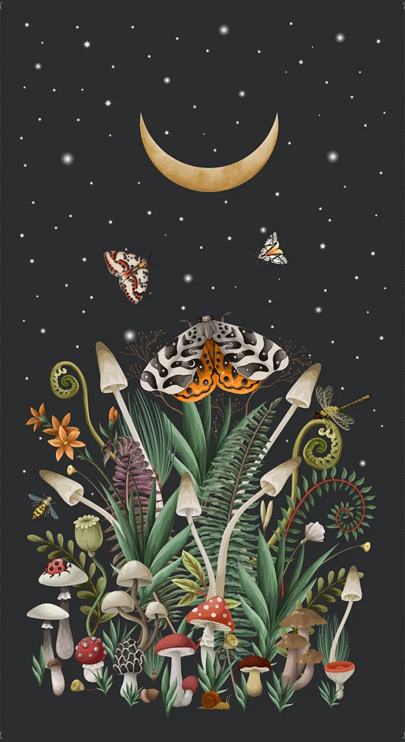 PREORDER - Moth to Flame - Multi 24 In wide Moth To A Flame Panel