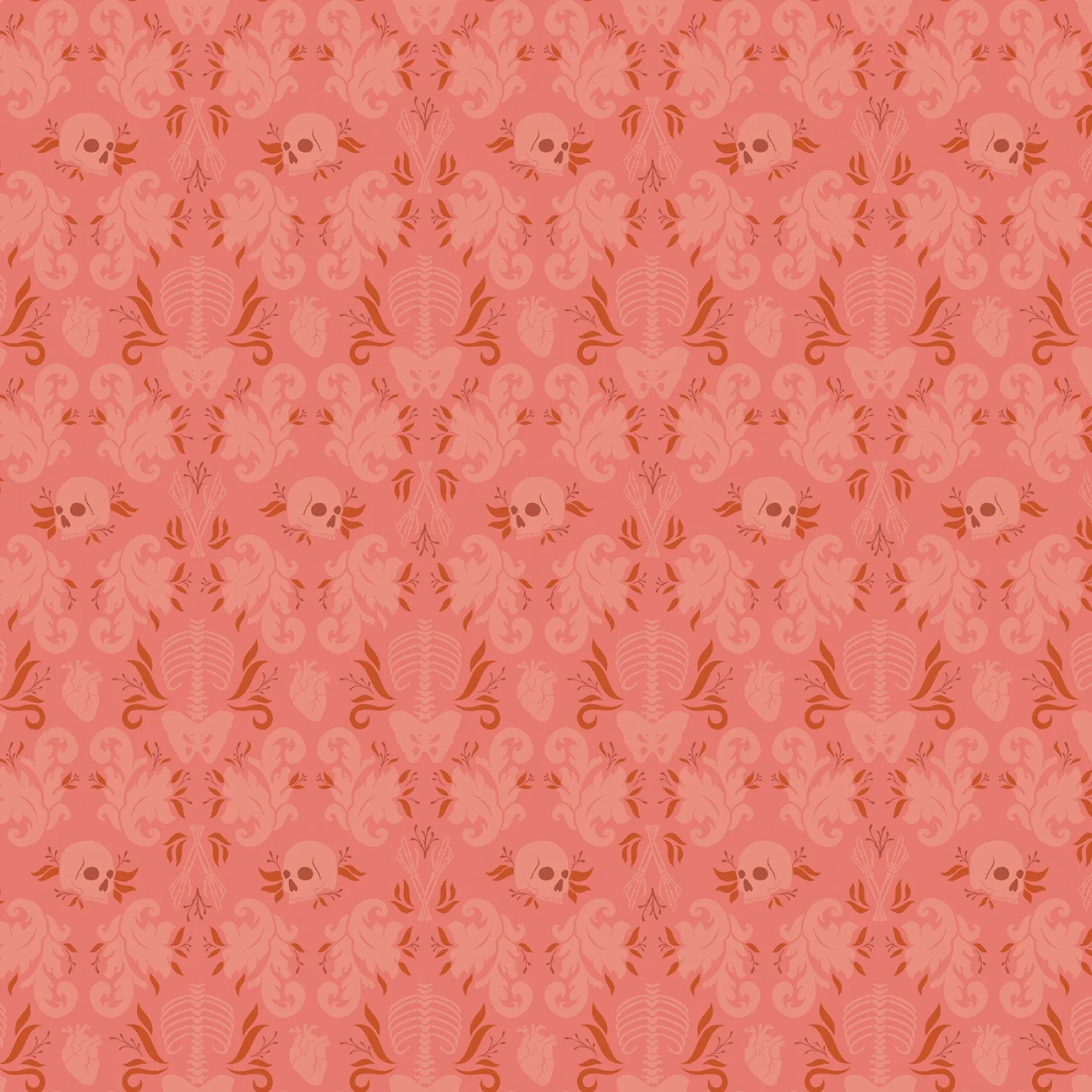 PREORDER - Fire Coral - Damask Fatale Redeux - Ships in November