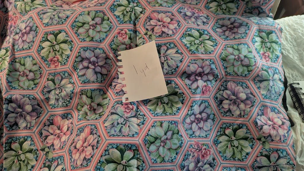 Fabric Traditions - Succulents Hexagons