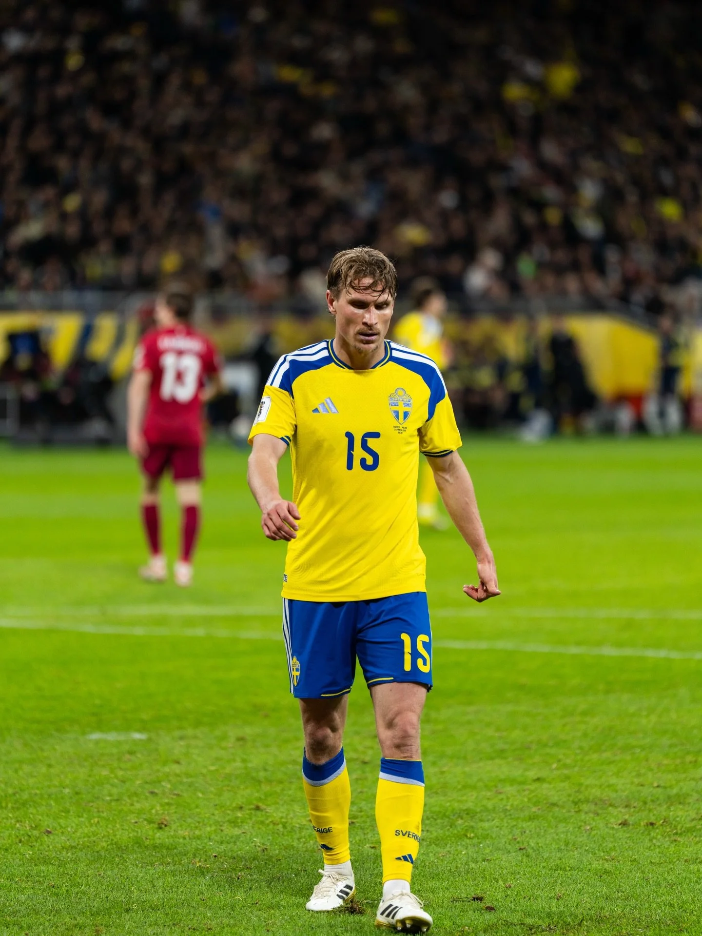 @carlstarfelt in action on a historic night for Swedish football. 🇸🇪

📸 @jjoelwetzel