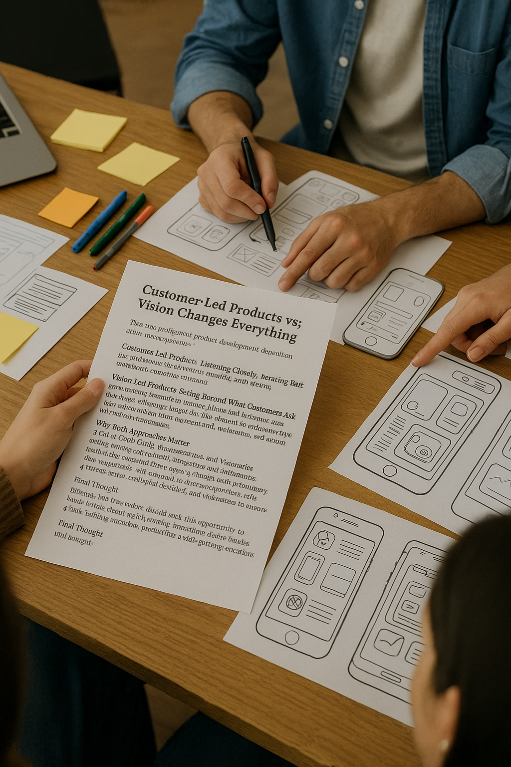 Customer-Led Products vs. Vision-Led Products: Why Vision Changes Everything