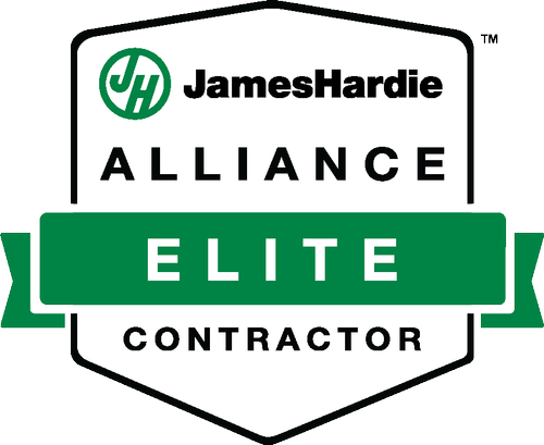 James Hardie Alliance Elite Contractor badge