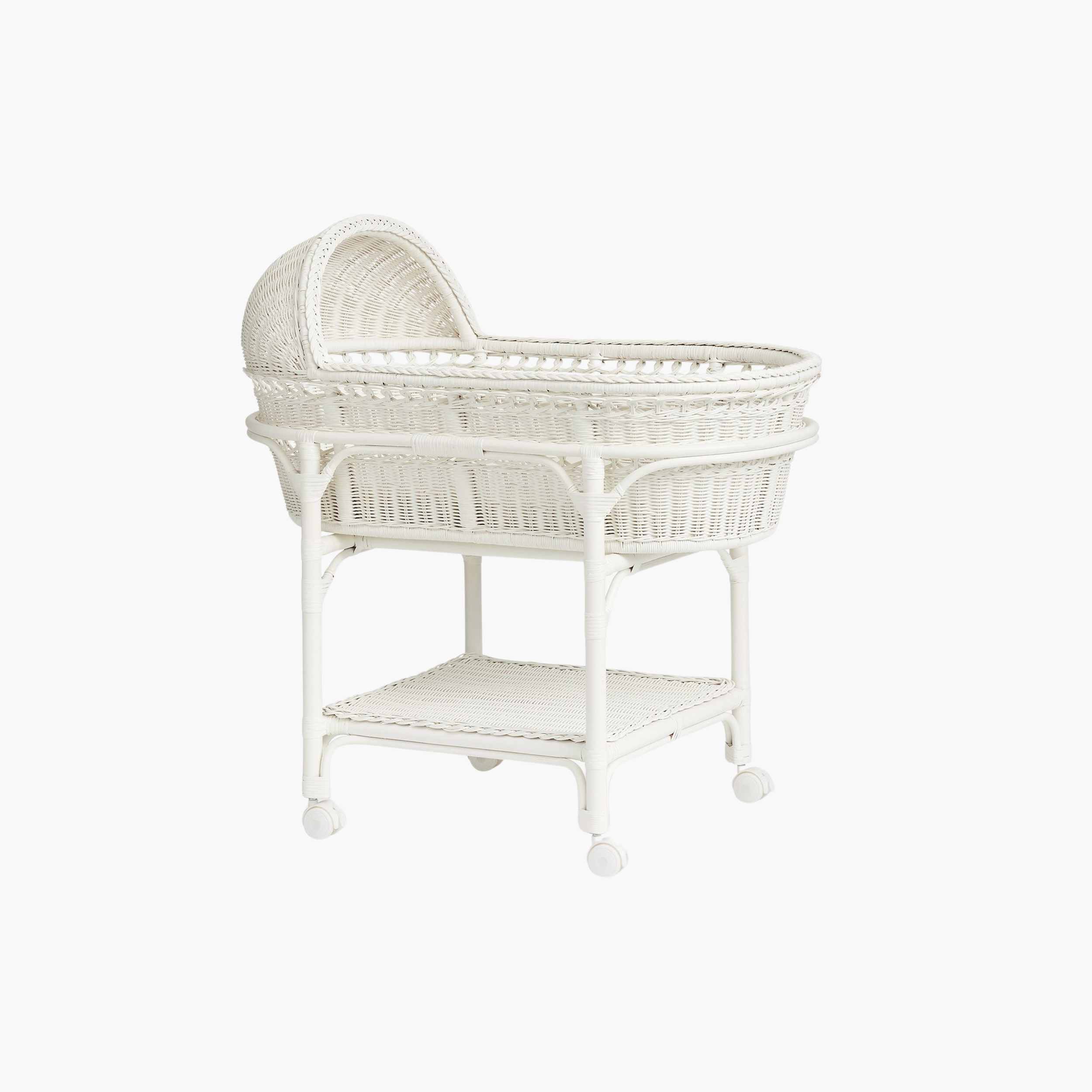 Violet Rattan Bassinet