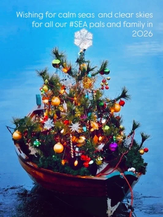 #calmseas #clearskies for 2026. 
Best wishes to all the incredible #artists #clients #crew and all round good heads we get to work with every single day, all year round. 
We wish you only the best for the year ahead 💙 
@seagency1 @susiesheil