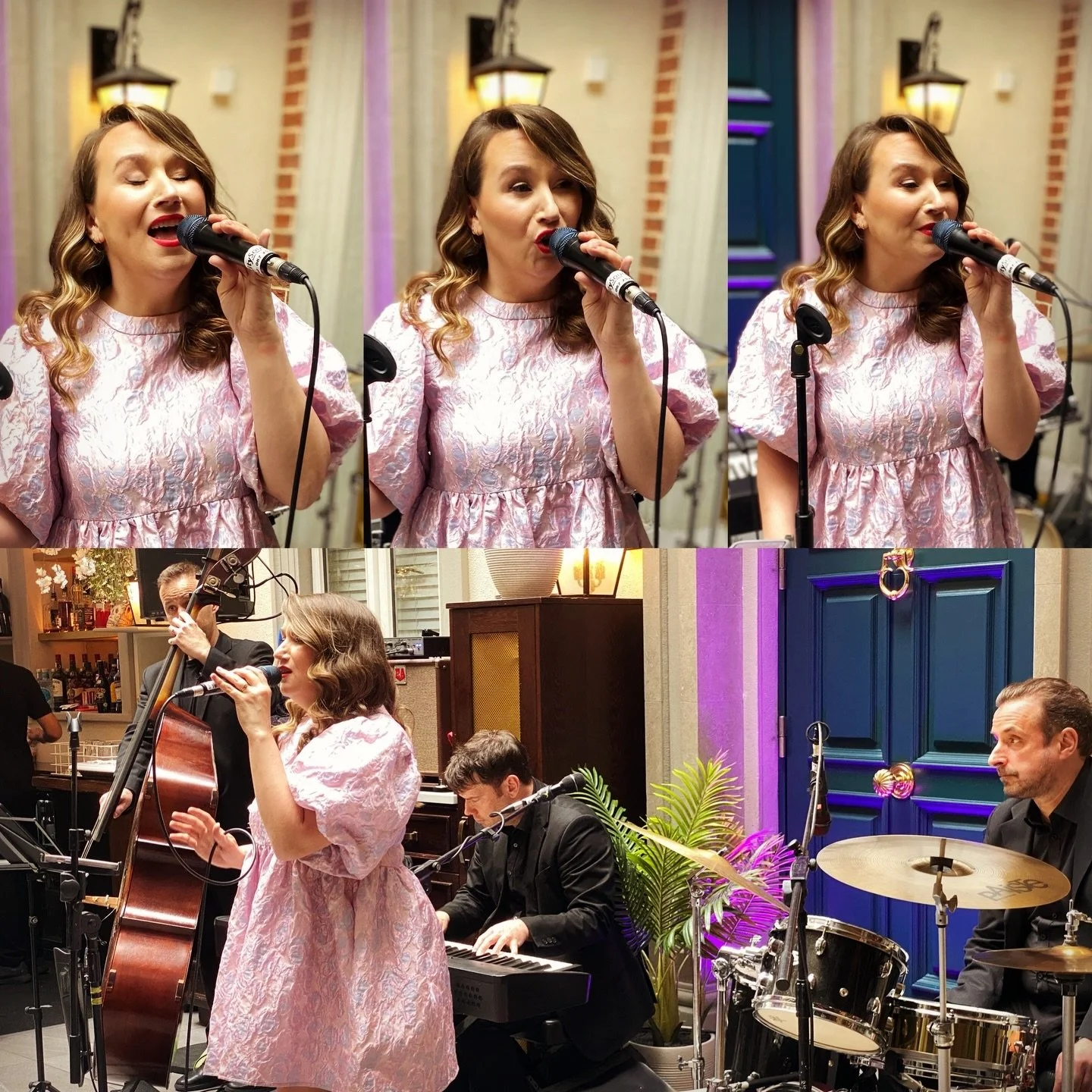 🎶 Lets fly away 🎶 
Beautiful summer jazzy chill toons from the lovely #carlycoonagh #quartet 
@carlycoonaghmusic 
@seagency1 
@cafeenseine 
#privatesoir&eacute;e